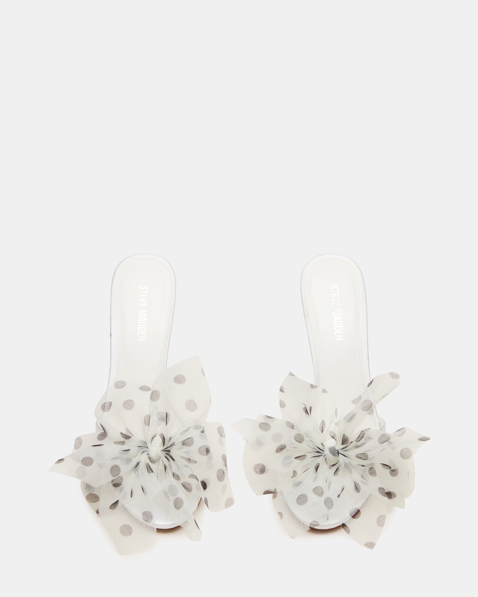 DAVINA TULLE WHITE/BLACK POLKA DOT-Cool A Warm