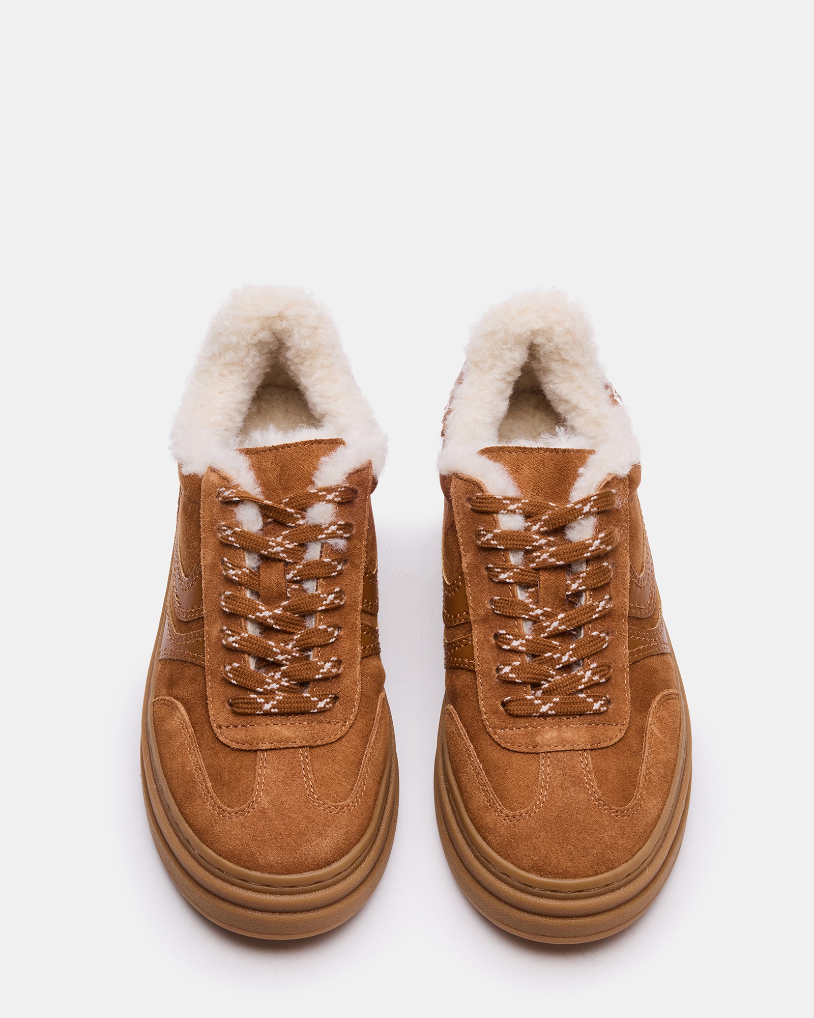 DODGE FAUX FUR CHESTNUT SUEDE-Cool A Warm