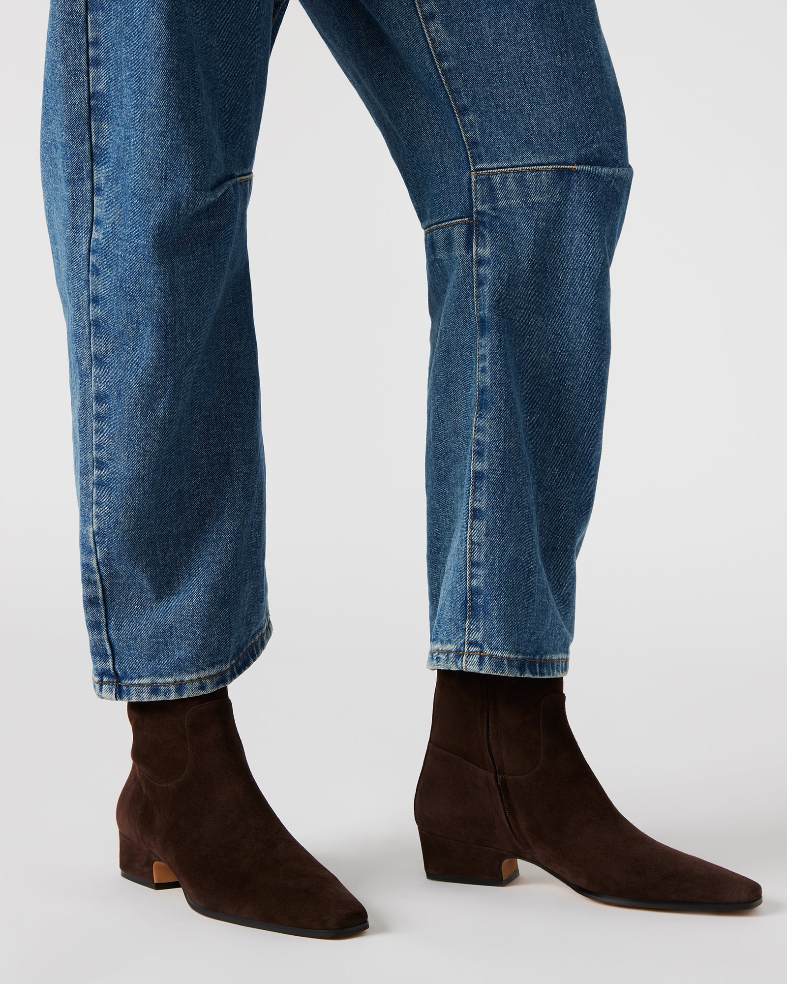 DUSTY CHOCOLATE BROWN SUEDE-Cool A Warm