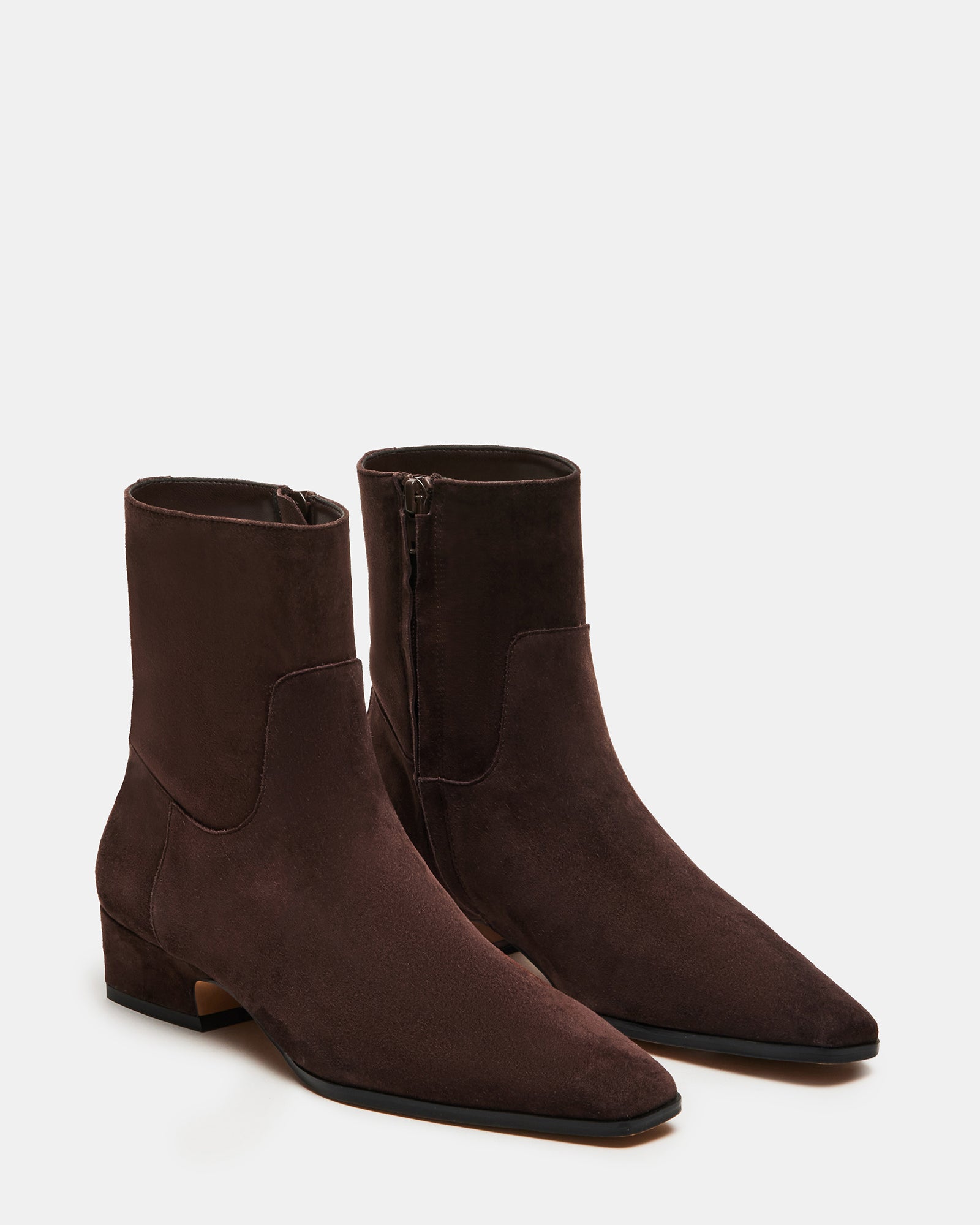 DUSTY CHOCOLATE BROWN SUEDE-Cool A Warm