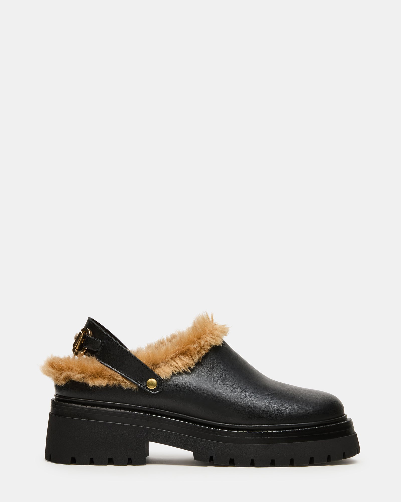 ERBA FAUX FUR BLACK LEATHER-Cool A Warm