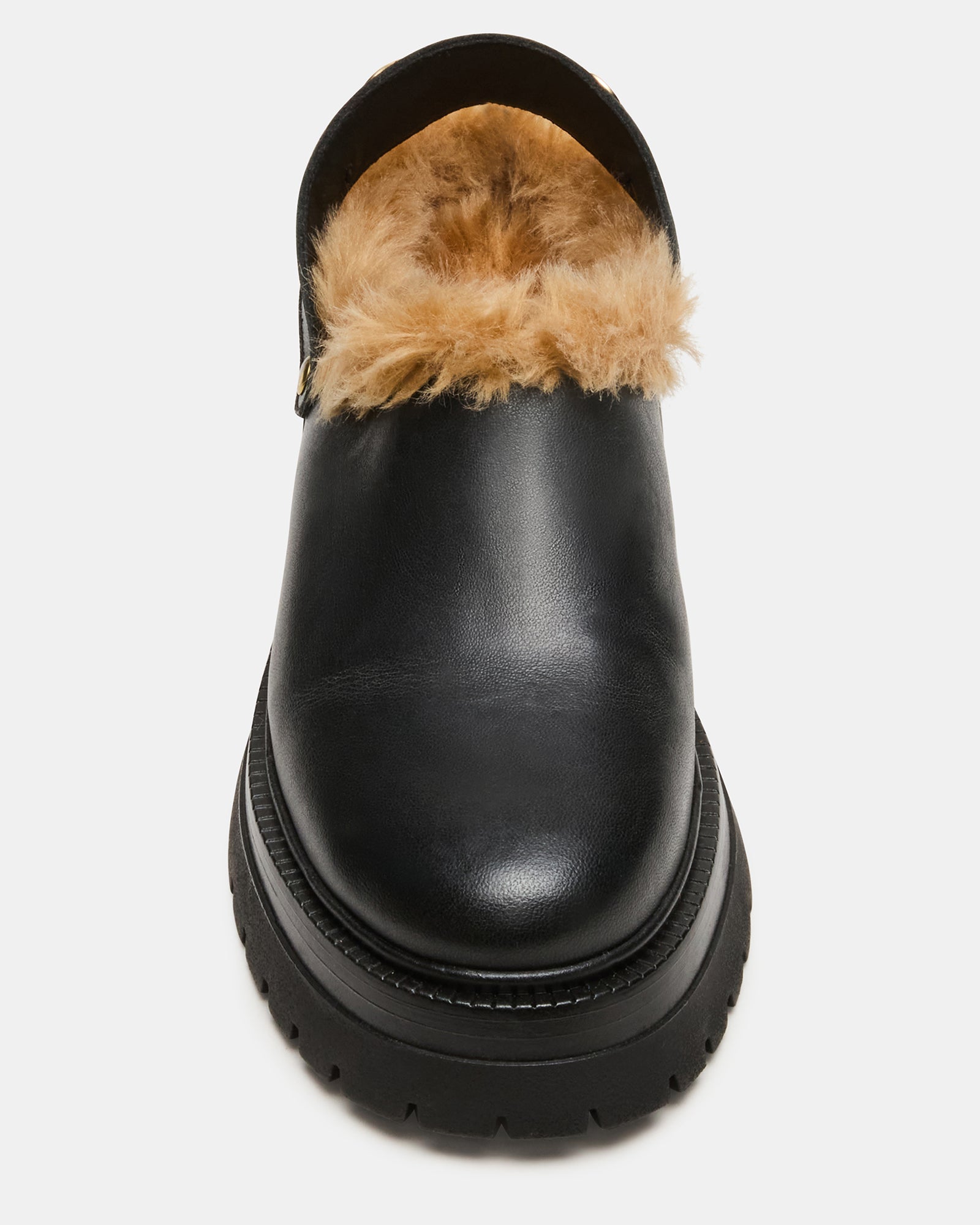 ERBA FAUX FUR BLACK LEATHER-Cool A Warm