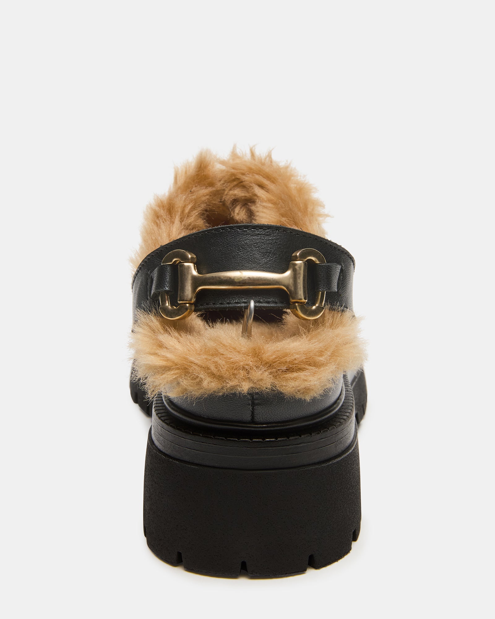 ERBA FAUX FUR BLACK LEATHER-Cool A Warm