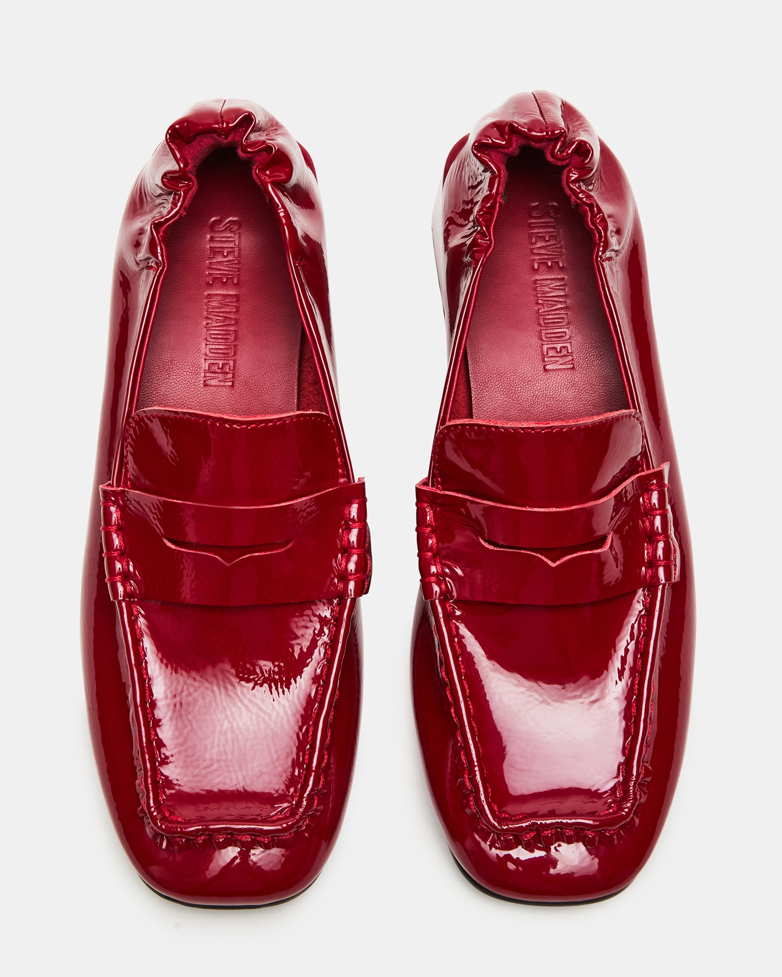 ESTEE RED CRINKLE PATENT-Cool A Warm
