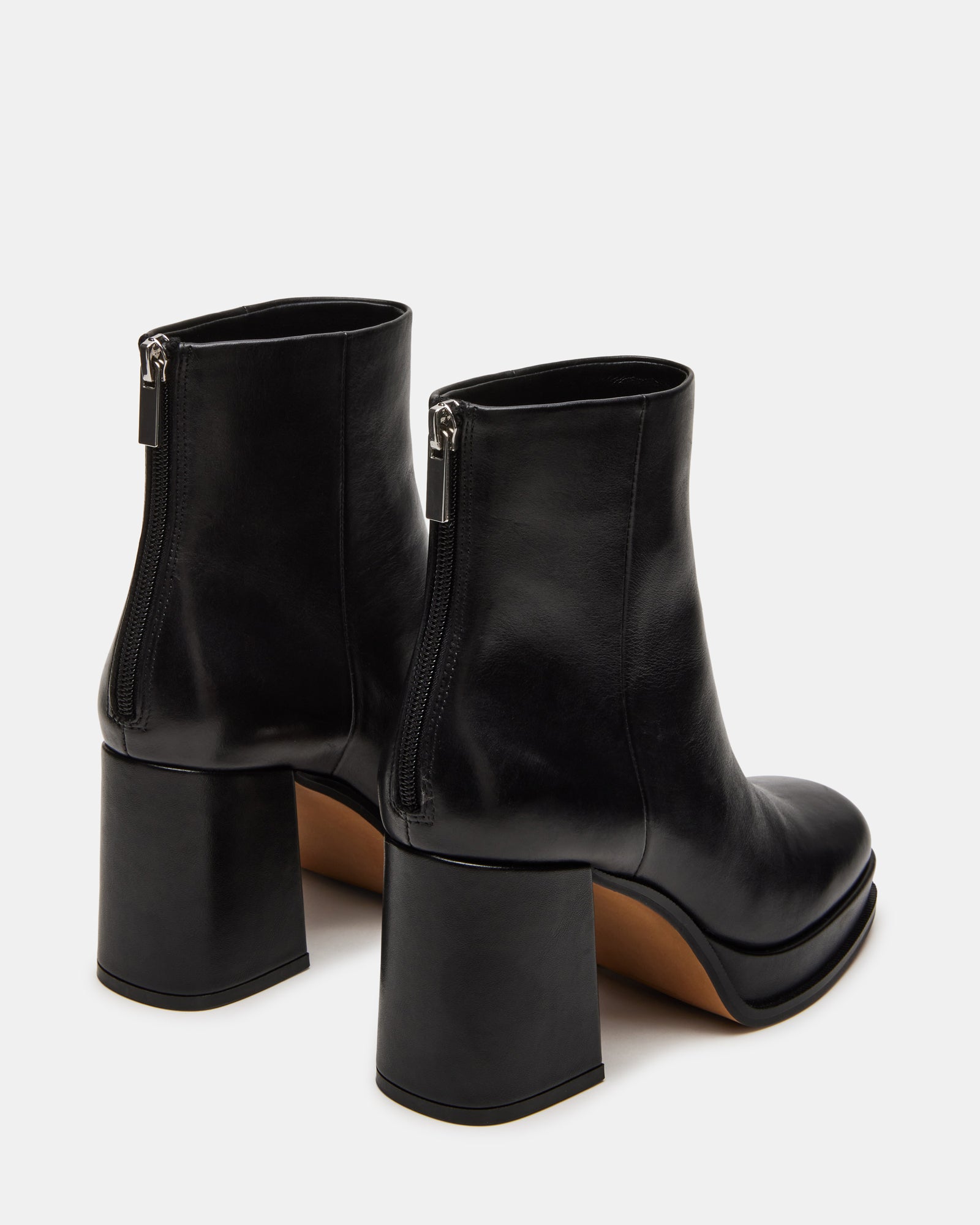 MAXIE BLACK LEATHER-Cool A Warm