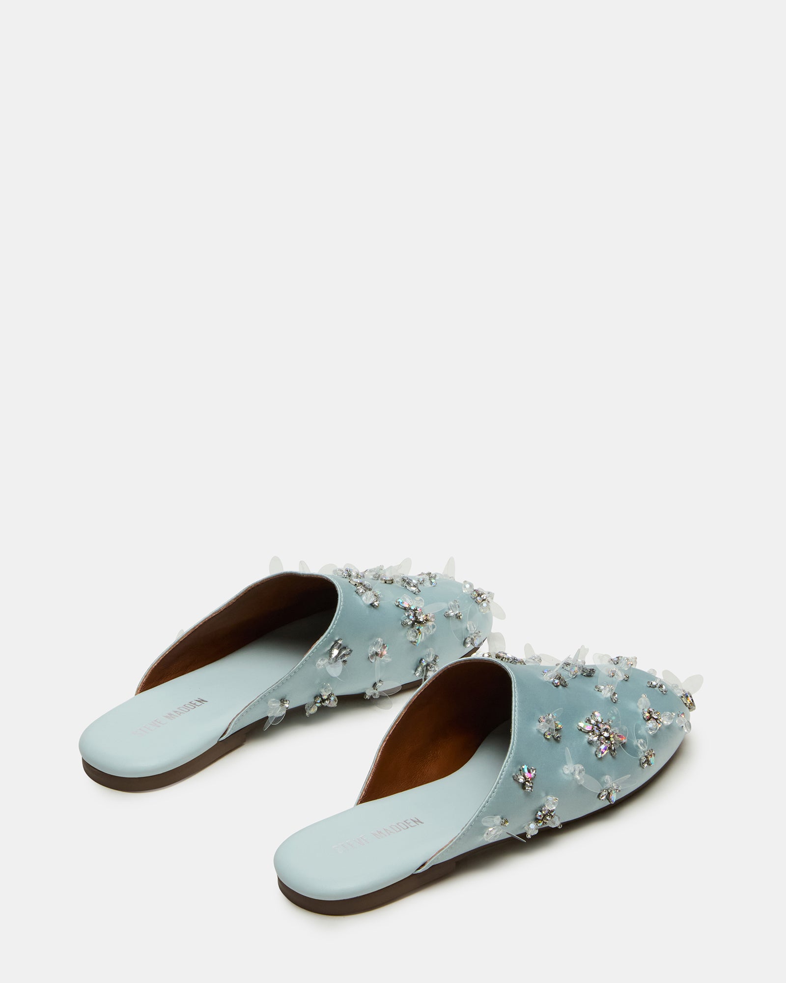 PEARSON BLUE SATIN RHINESTONES-Cool A Warm