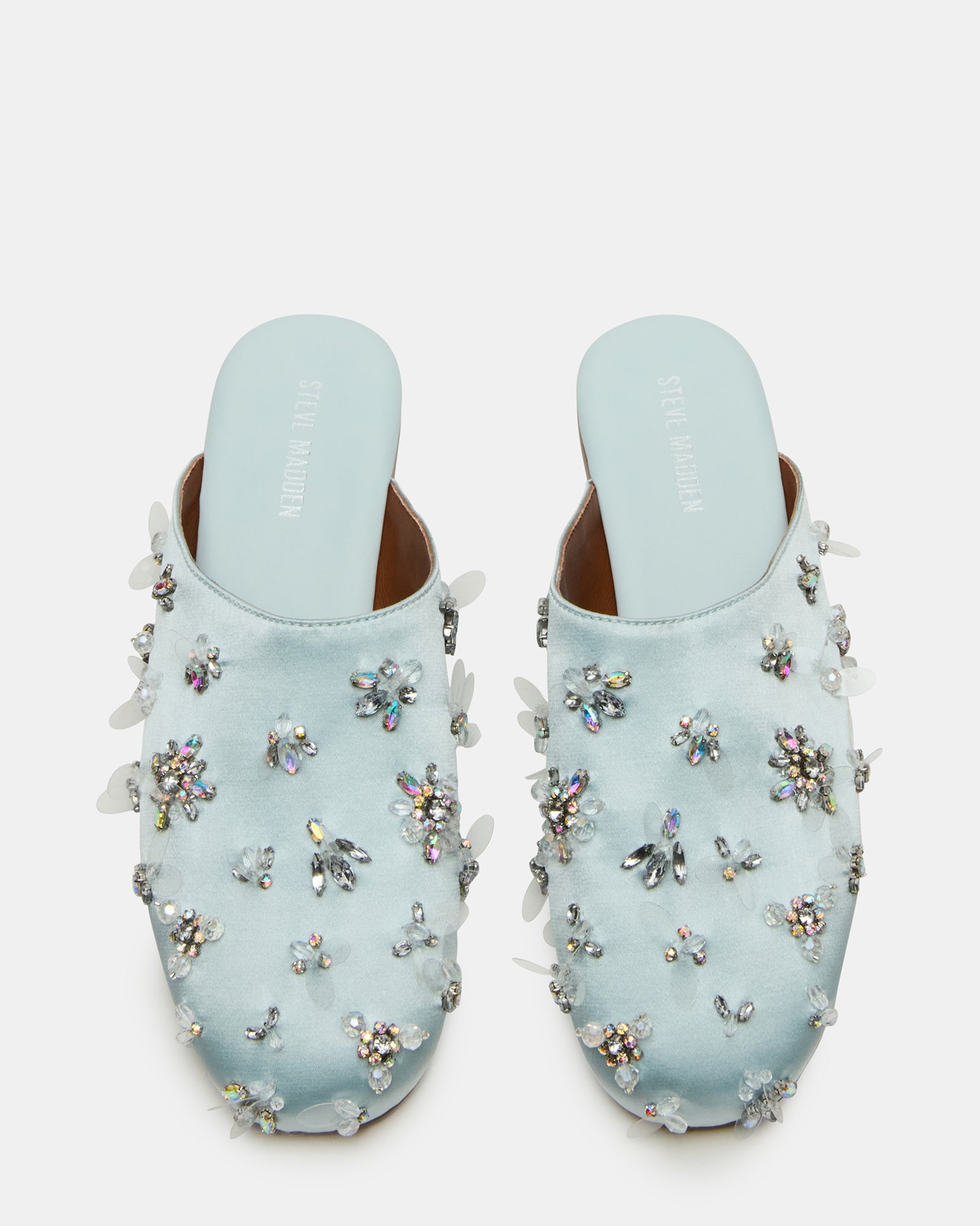 PEARSON BLUE SATIN RHINESTONES-Cool A Warm