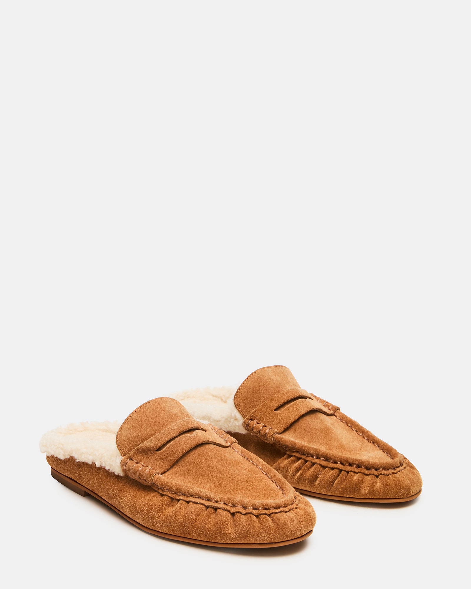 RAFE FAUX FUR TAN SUEDE-Cool A Warm
