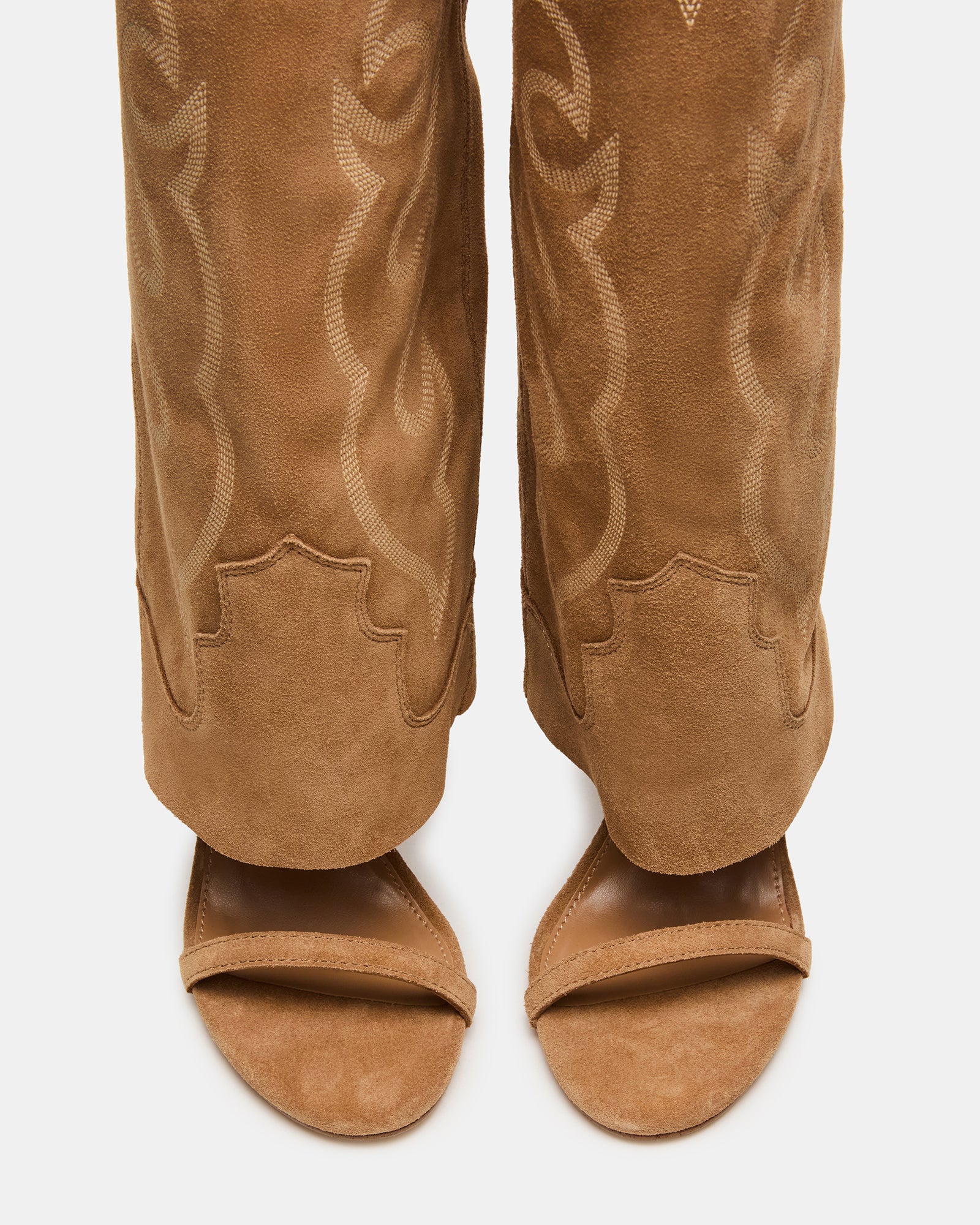 RAVINE WESTERN TAN SUEDE-Cool A Warm