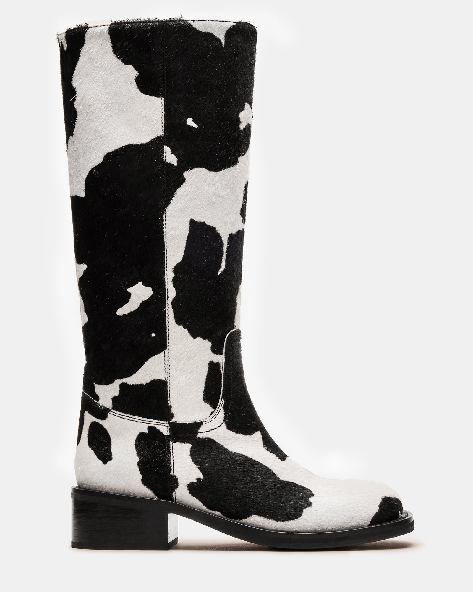 RIGGS BLACK COW PRINT-Cool A Warm