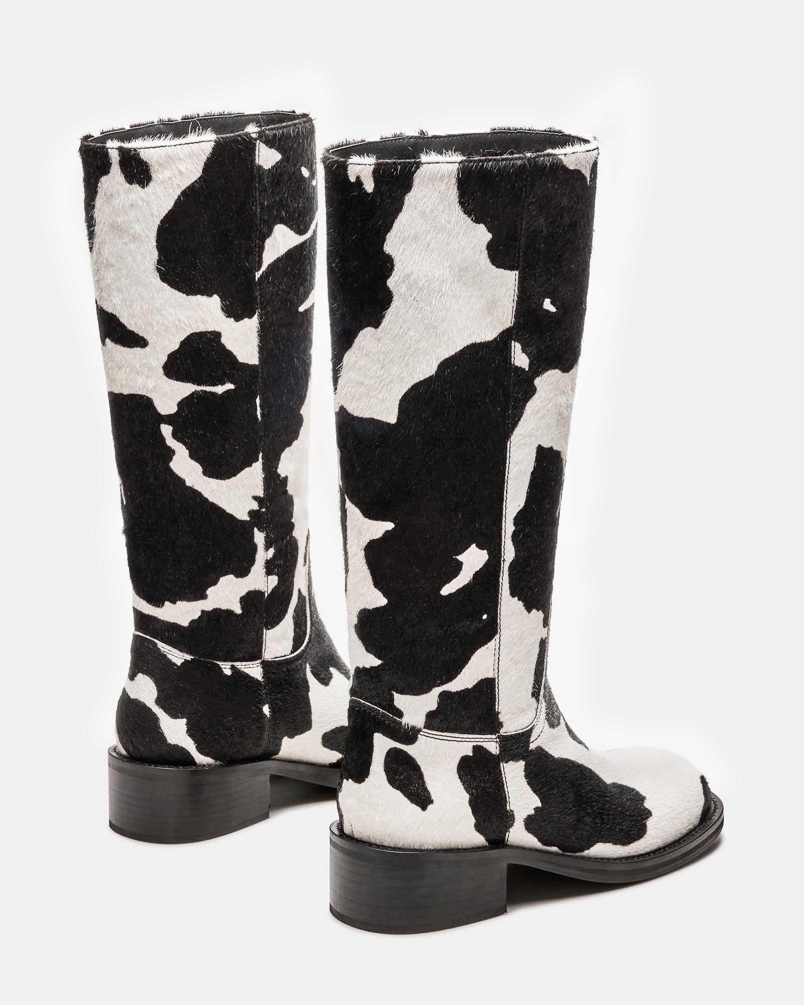 RIGGS BLACK COW PRINT-Cool A Warm