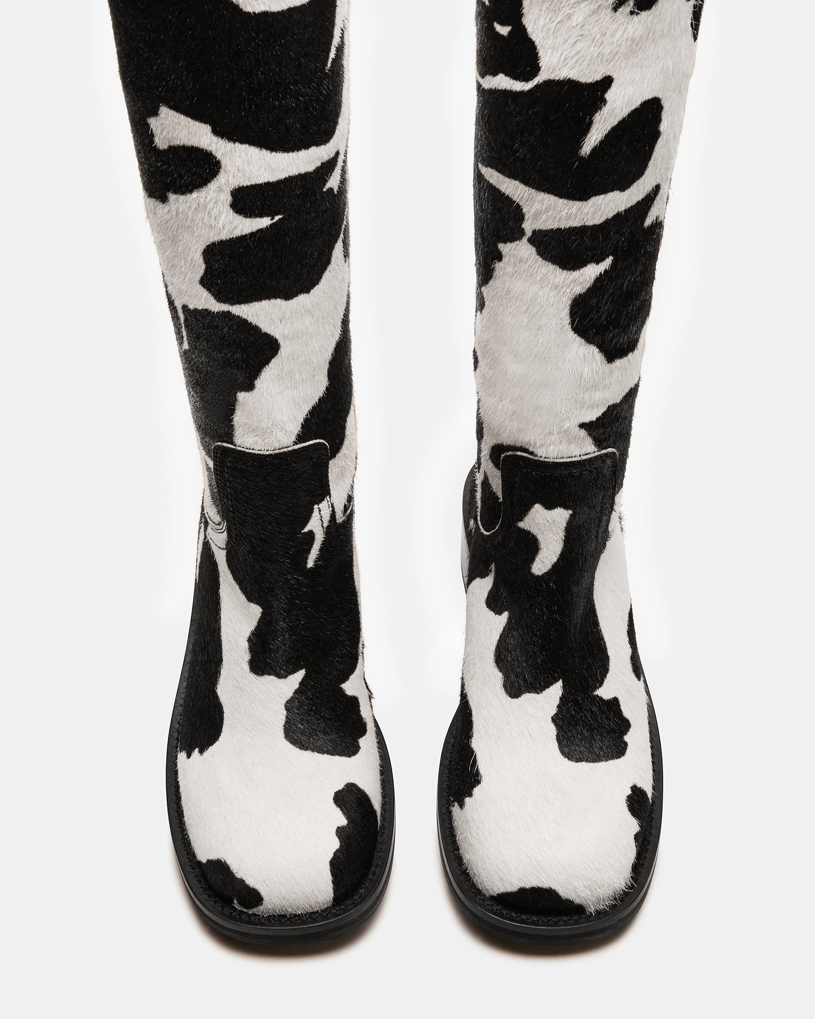 RIGGS BLACK COW PRINT-Cool A Warm