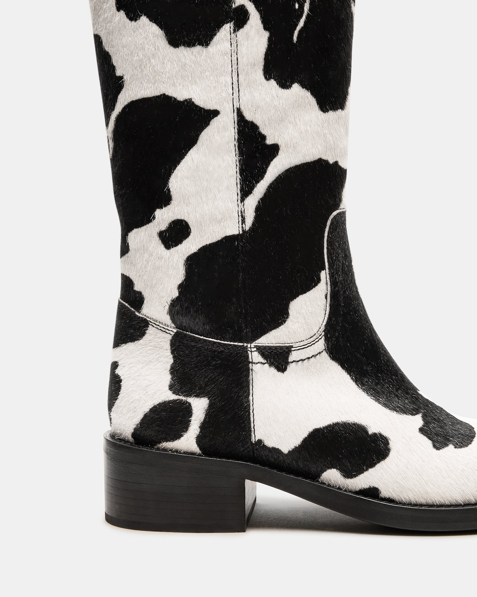 RIGGS BLACK COW PRINT-Cool A Warm