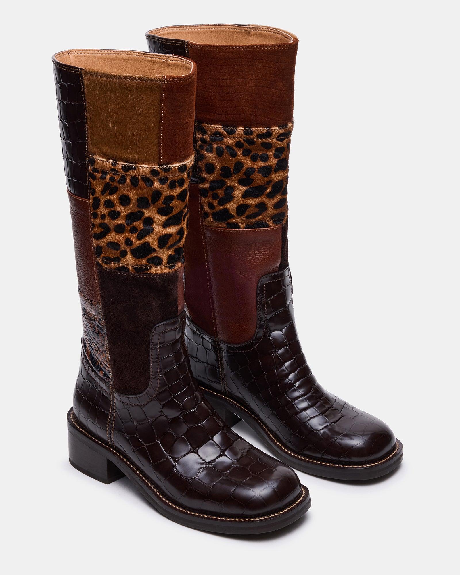 RIGGS BROWN MULTI PATCHES-Cool A Warm