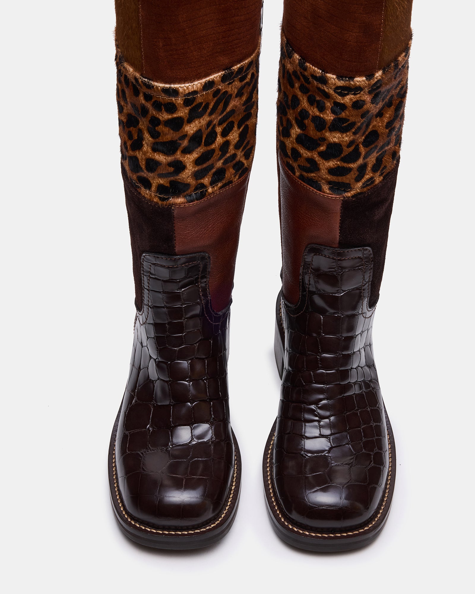 RIGGS BROWN MULTI PATCHES-Cool A Warm