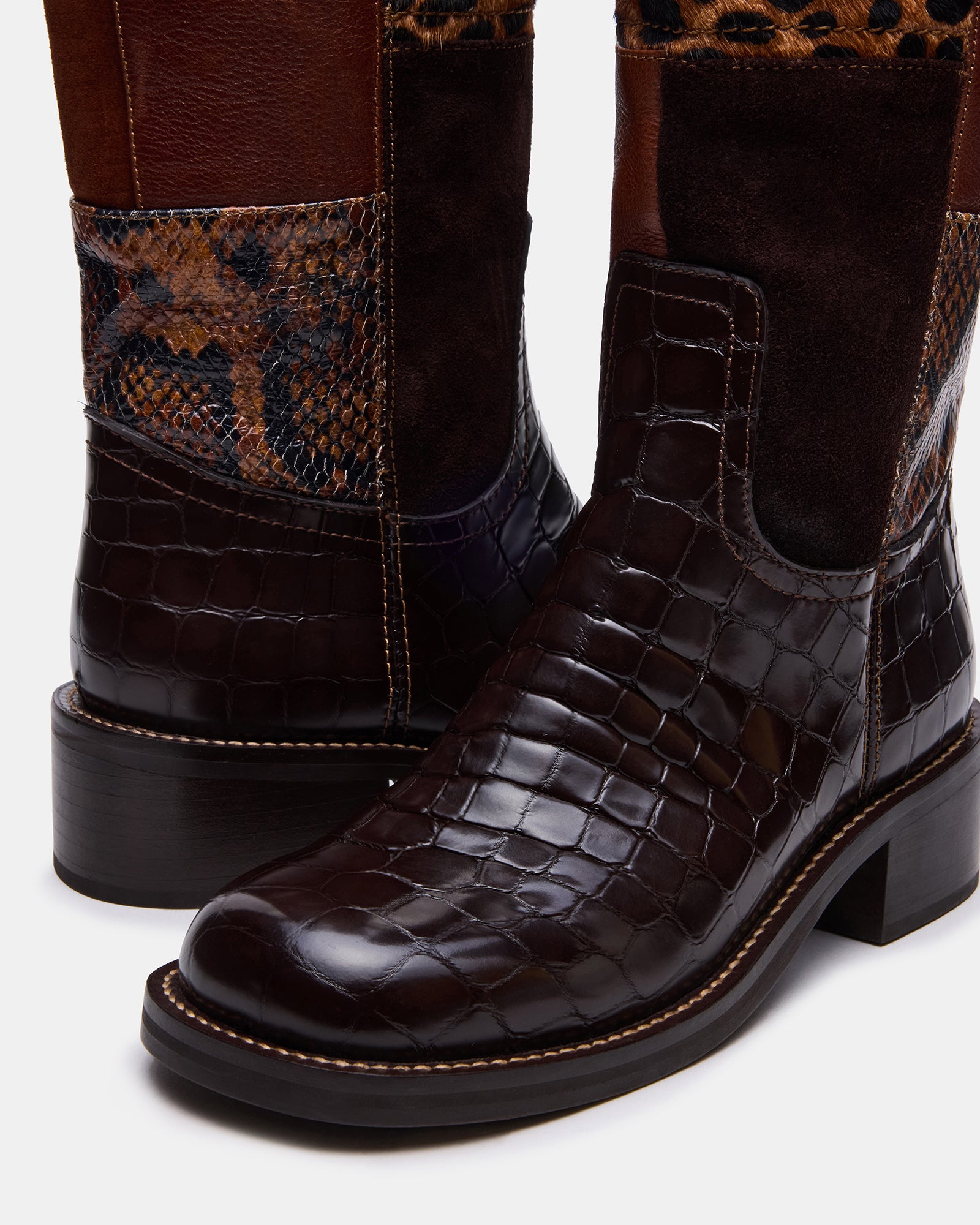 RIGGS BROWN MULTI PATCHES-Cool A Warm