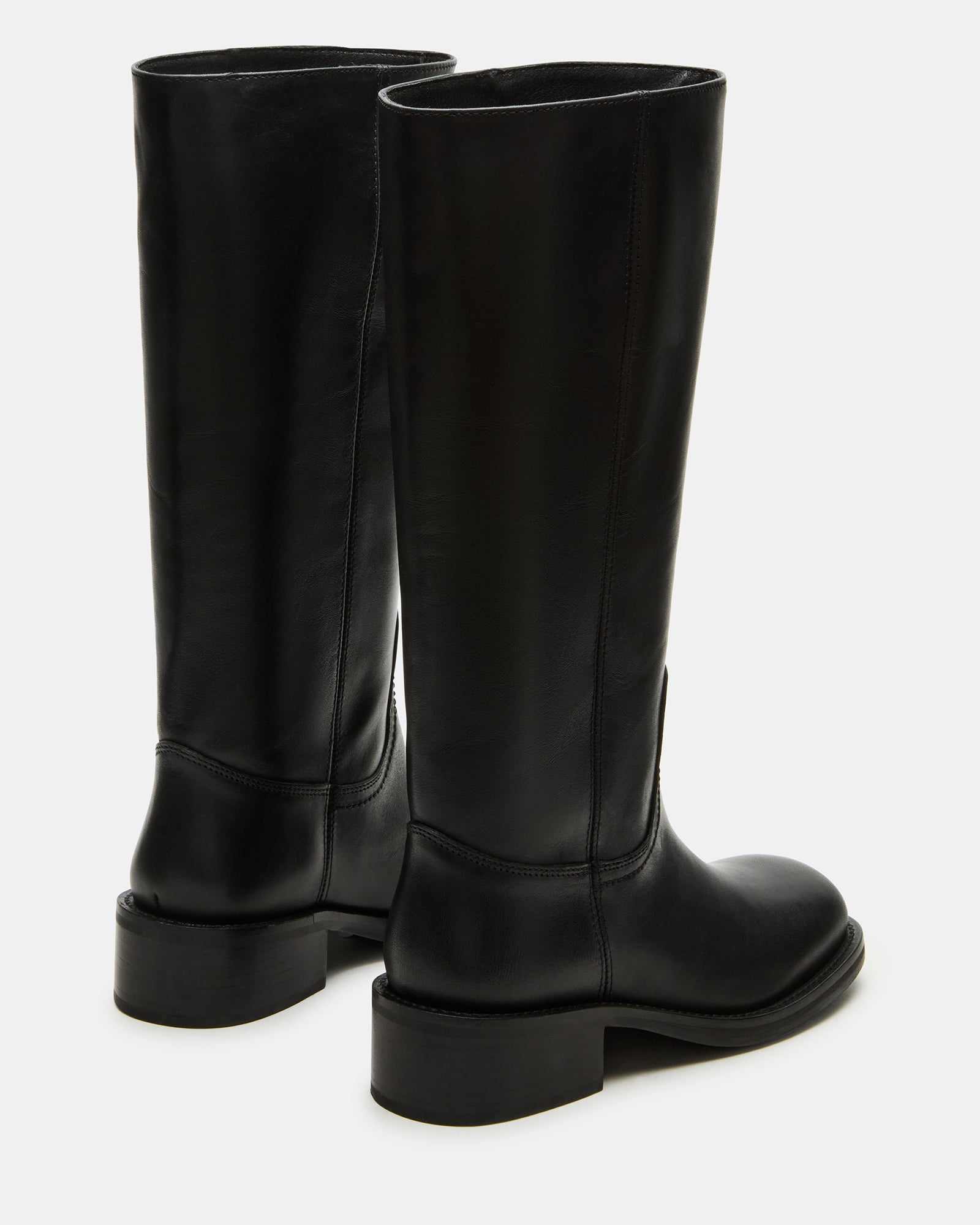 RIGGS BLACK LEATHER WIDE CALF-Cool A Warm