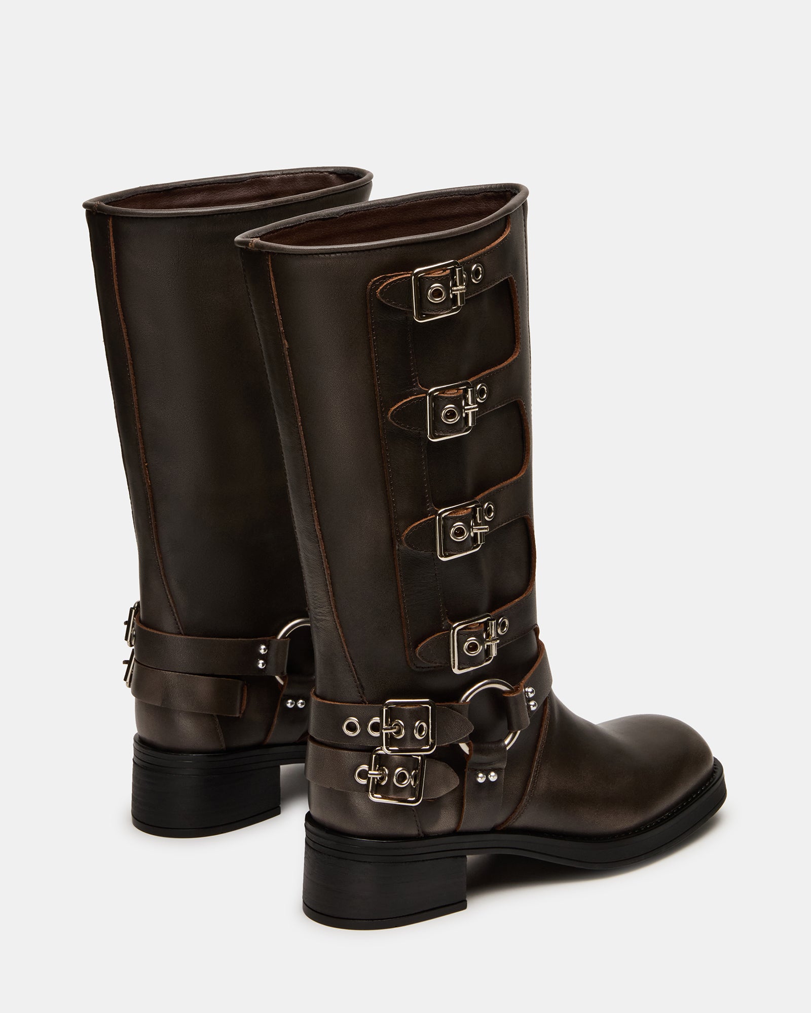 ROCKY BROWN DISTRESSED WIDE CALF-Cool A Warm