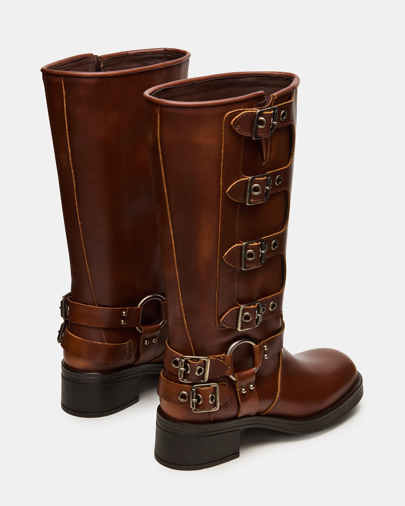 ROCKY COGNAC DISTRESSED WIDE CALF-Cool A Warm