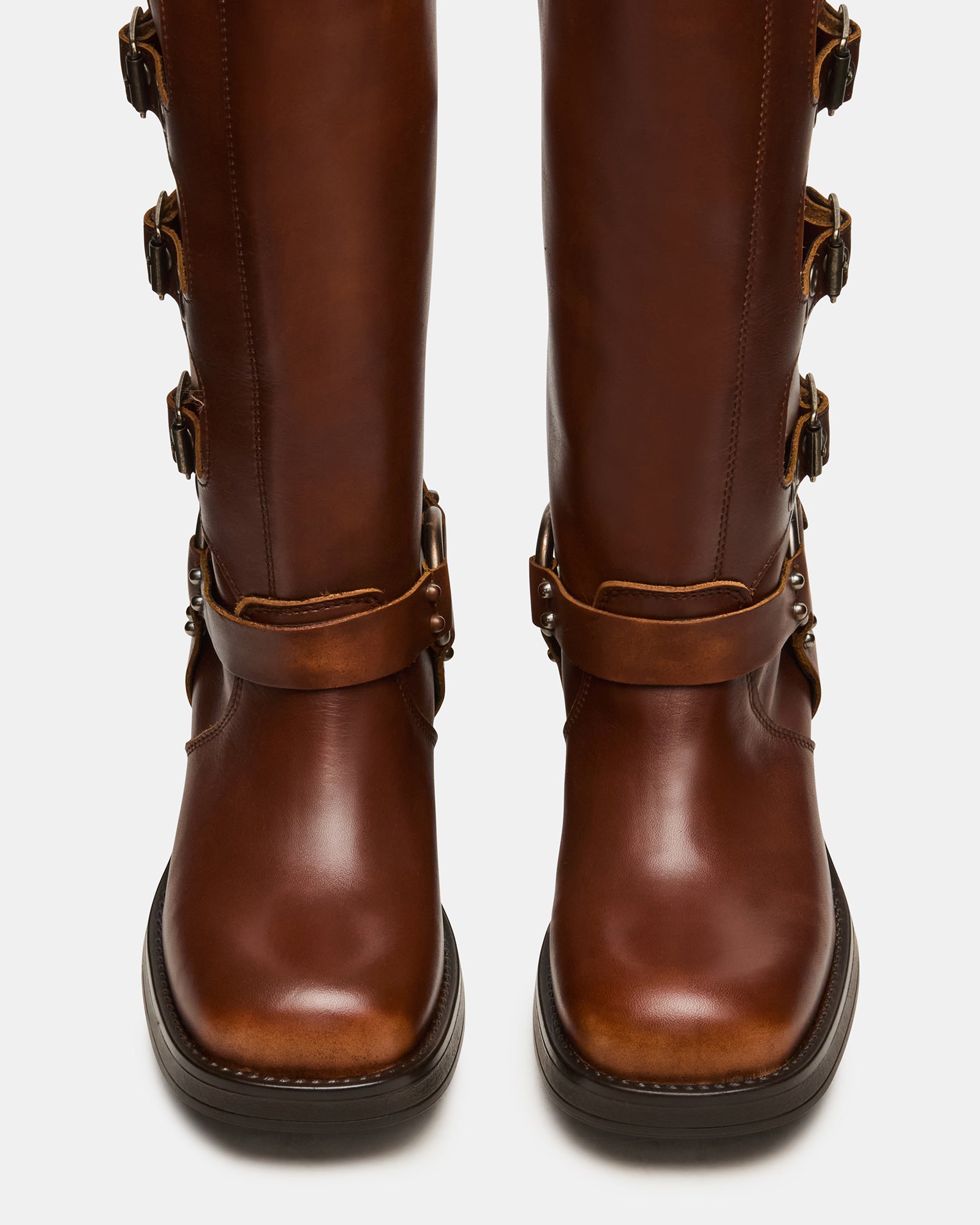 ROCKY COGNAC DISTRESSED WIDE CALF-Cool A Warm