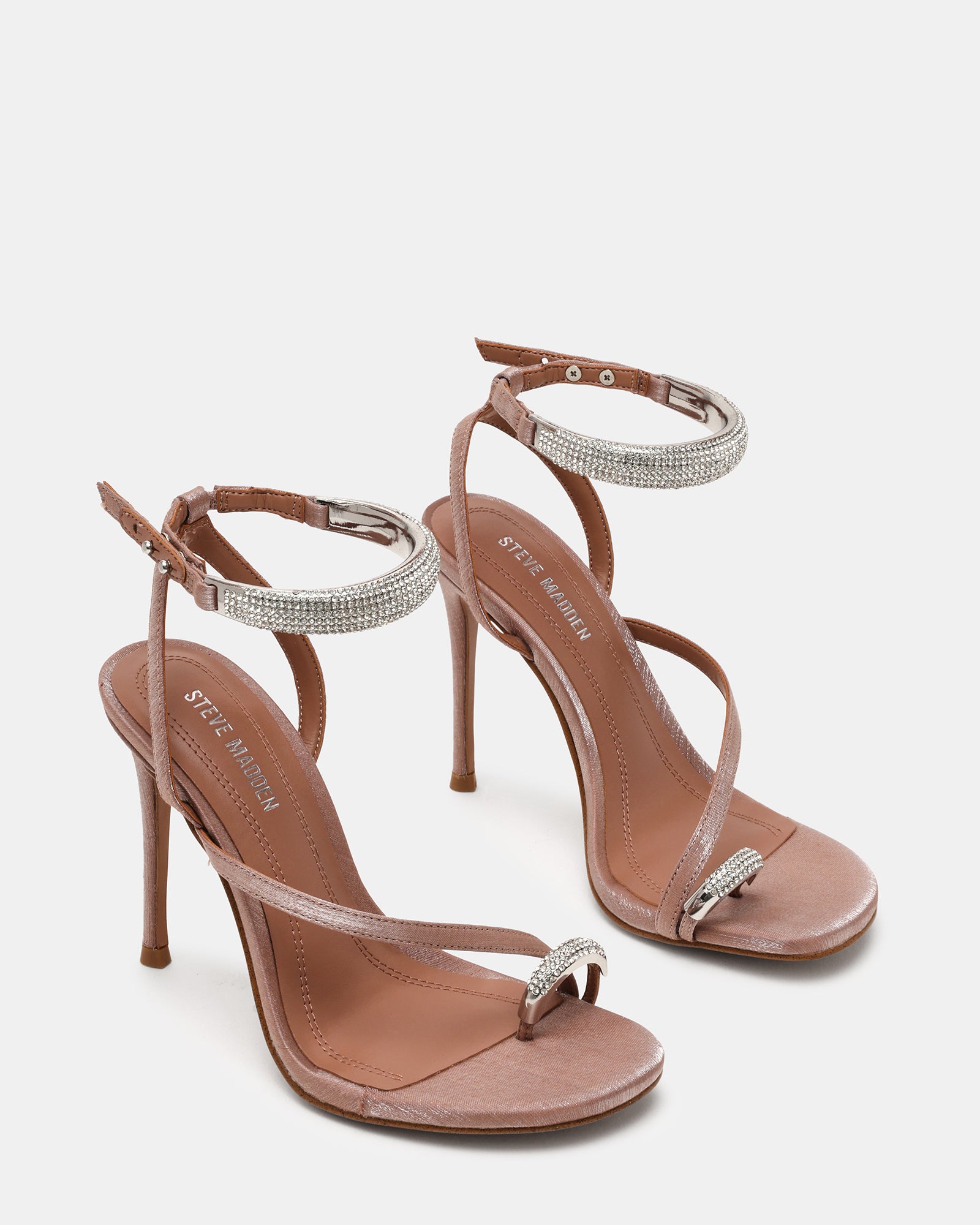 TIA RHINESTONES MOCHA SATIN-Cool A Warm