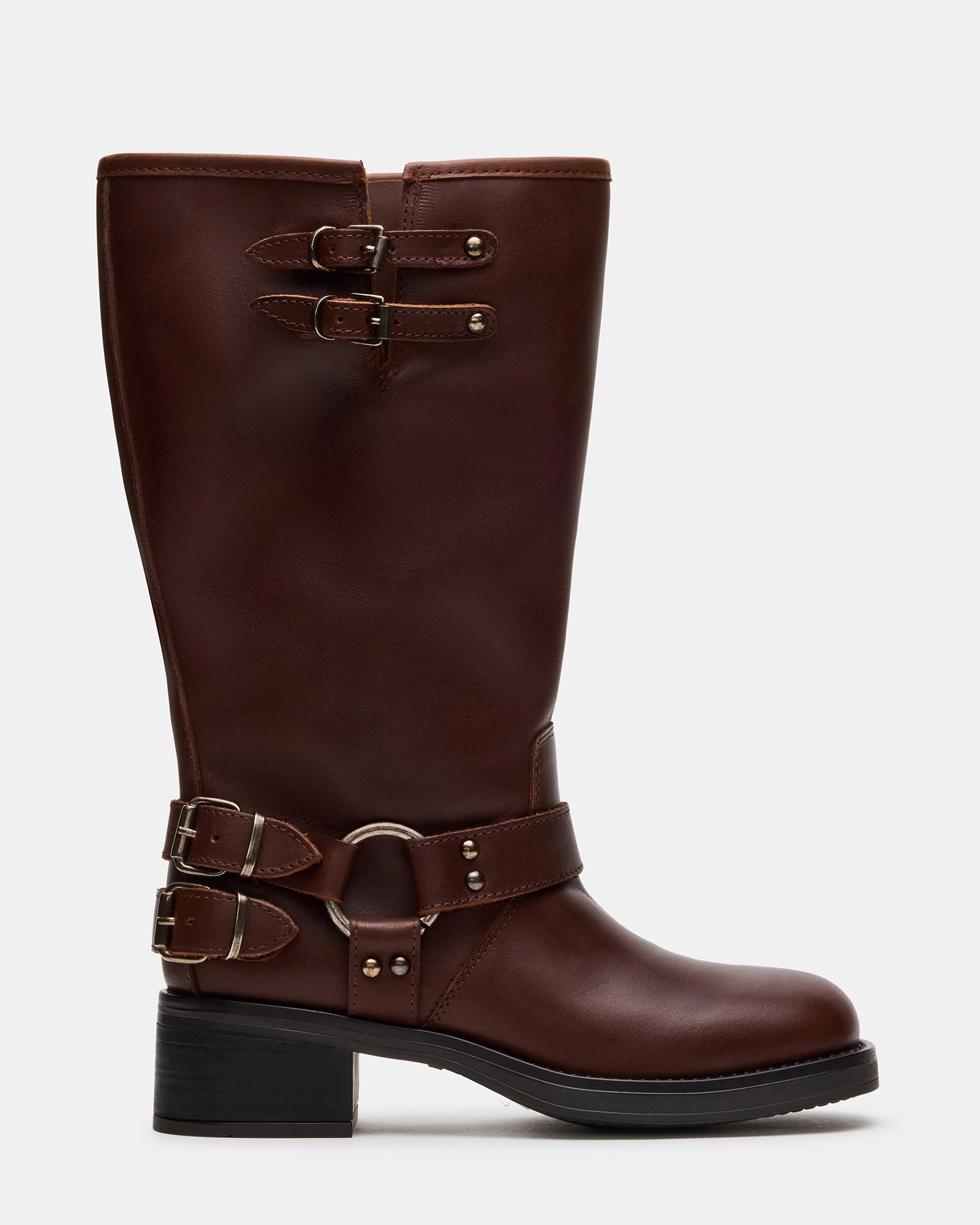 ASTOR BROWN LEATHER WIDE CALF-Cool A Warm