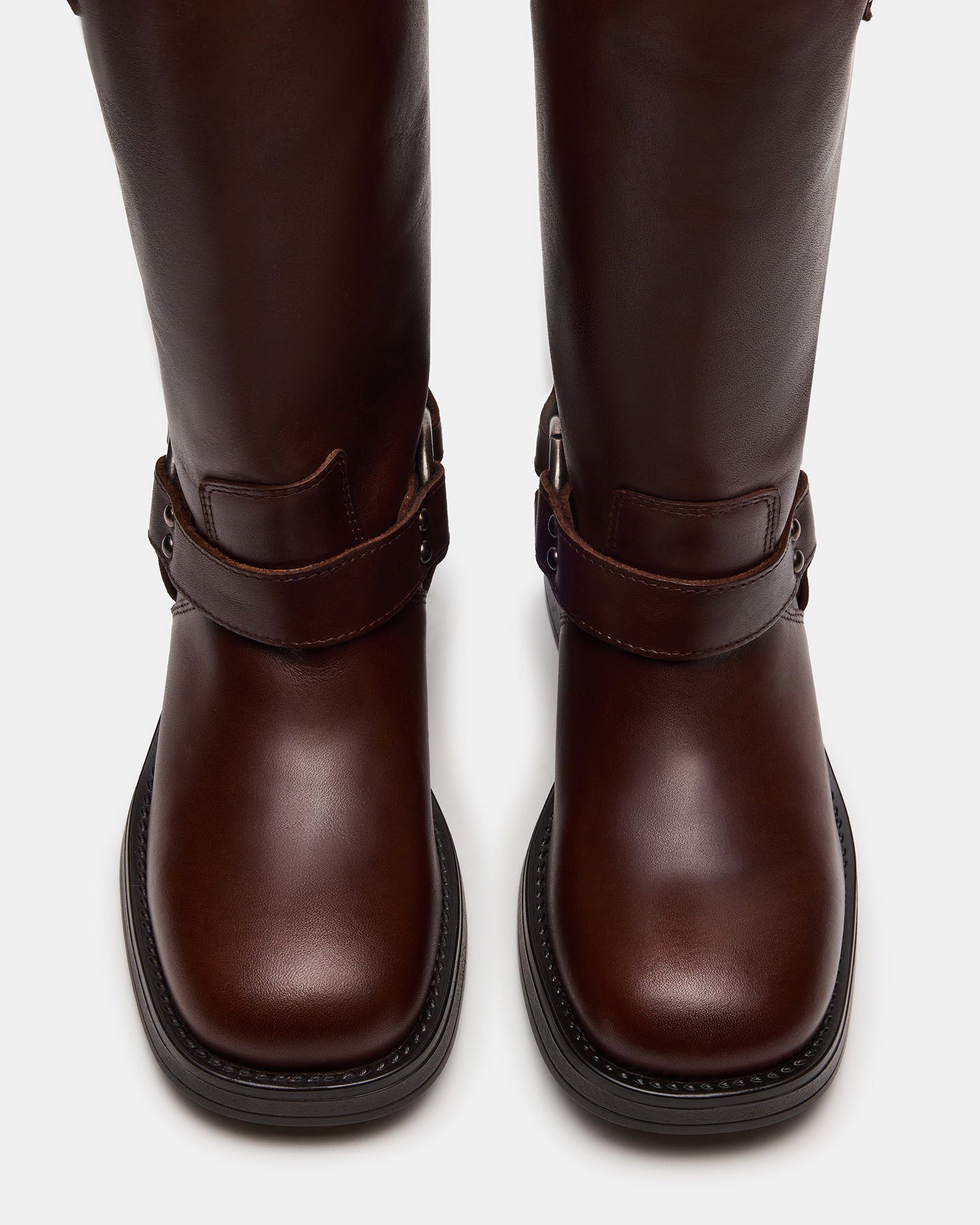ASTOR BROWN LEATHER WIDE CALF-Cool A Warm