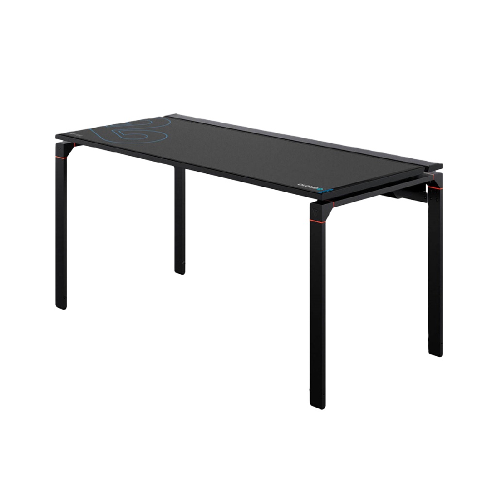 Bureau gaming rectangulaire avec surface large et structure renforcée-ecostyLe.store