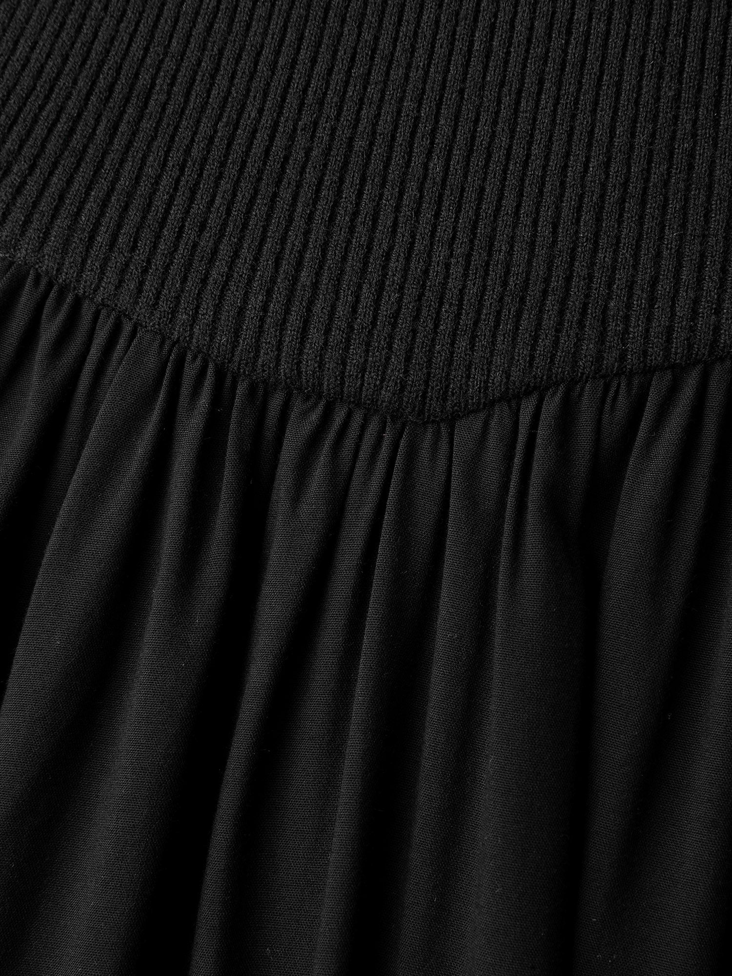 V-Neck Patchwork Plain Sweater Dress-Sweetccc