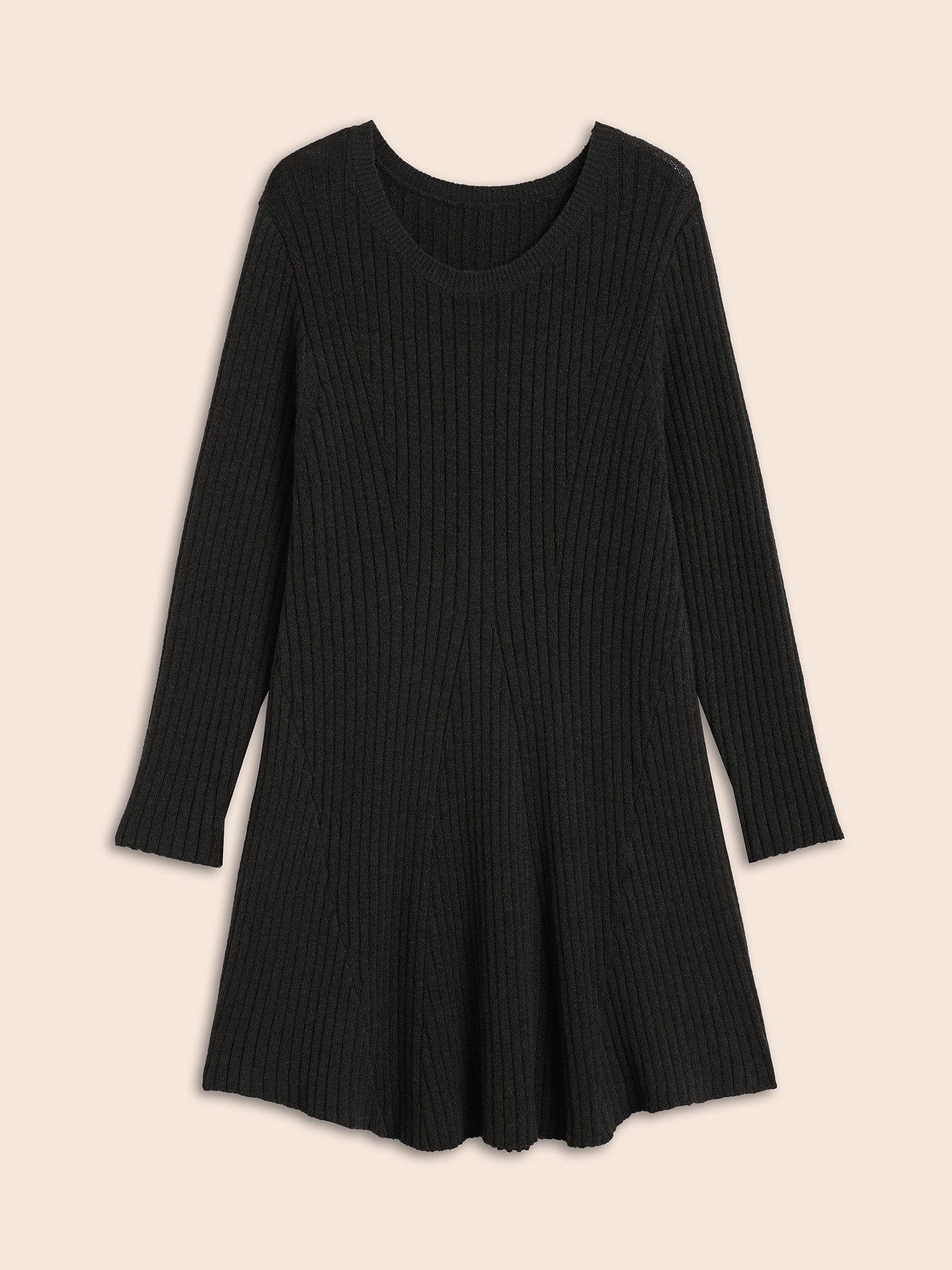Supersoft Essentials Pit Strip Wool Sweater Dress-Sweetccc