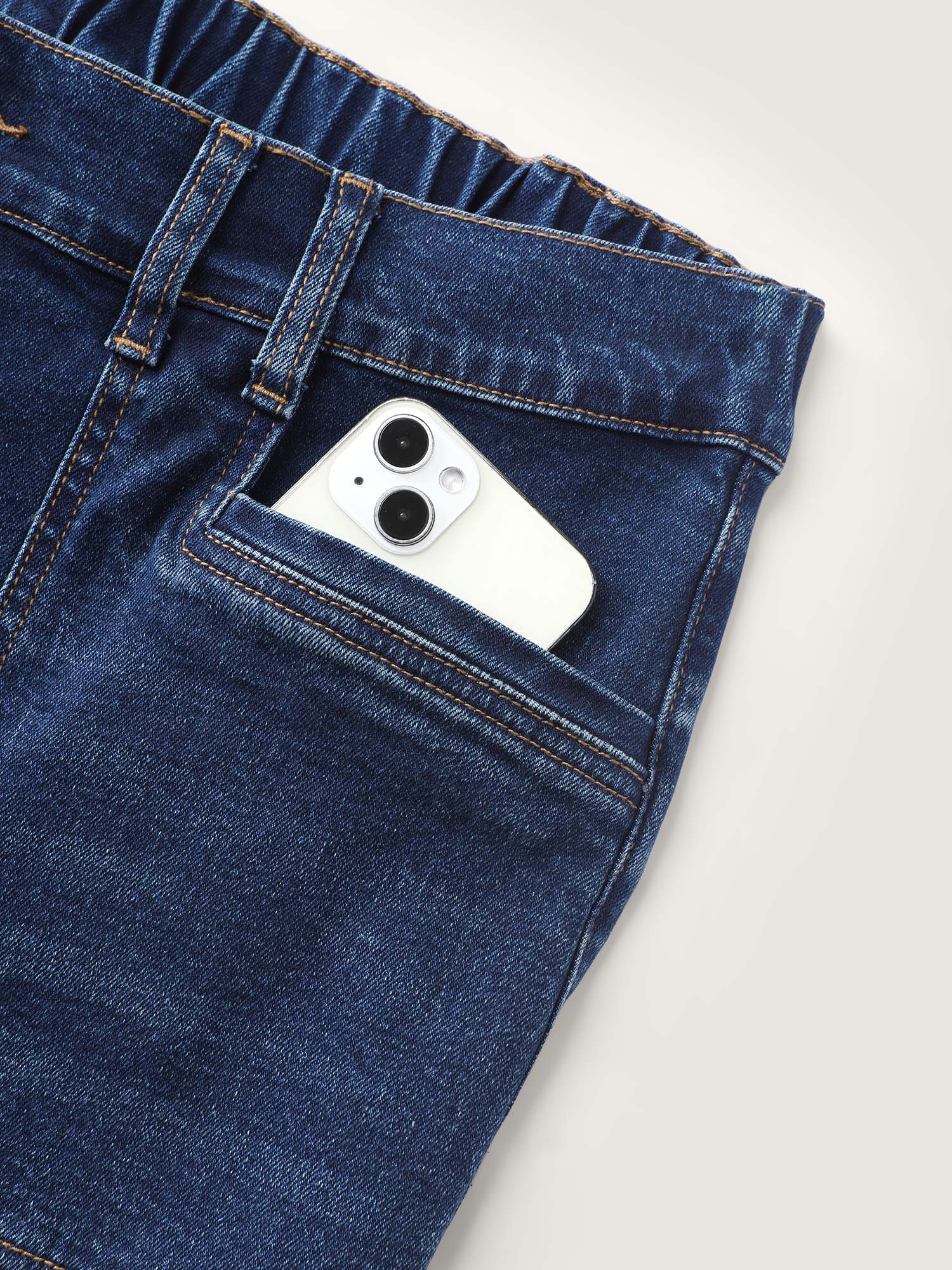 Stretchy Pockets Flared Jeans-Sweetccc