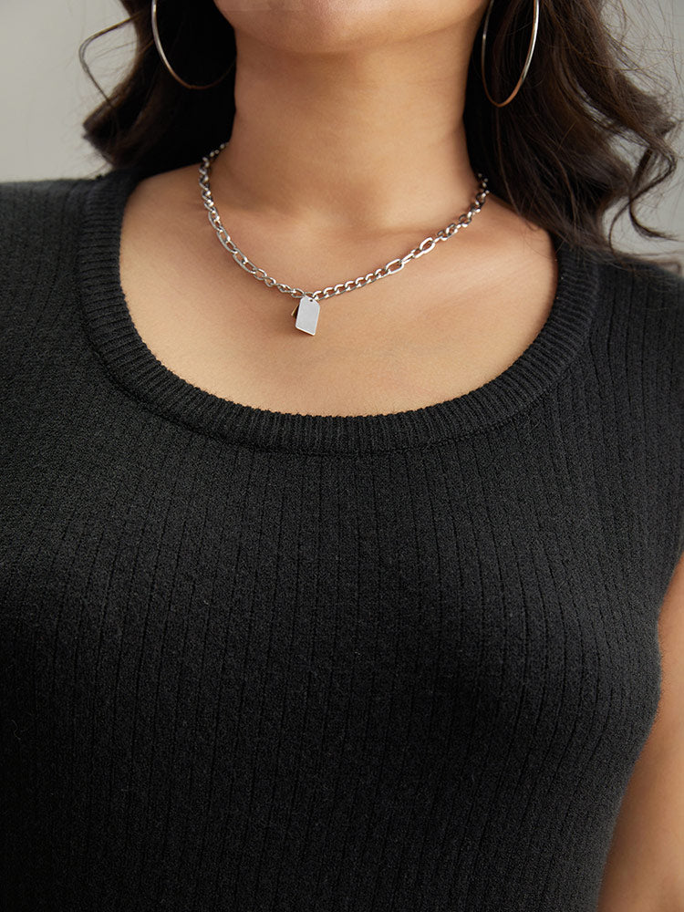 Supersoft Essentials Anti-Pilling Shoulderless  Sweater Dress-Sweetccc