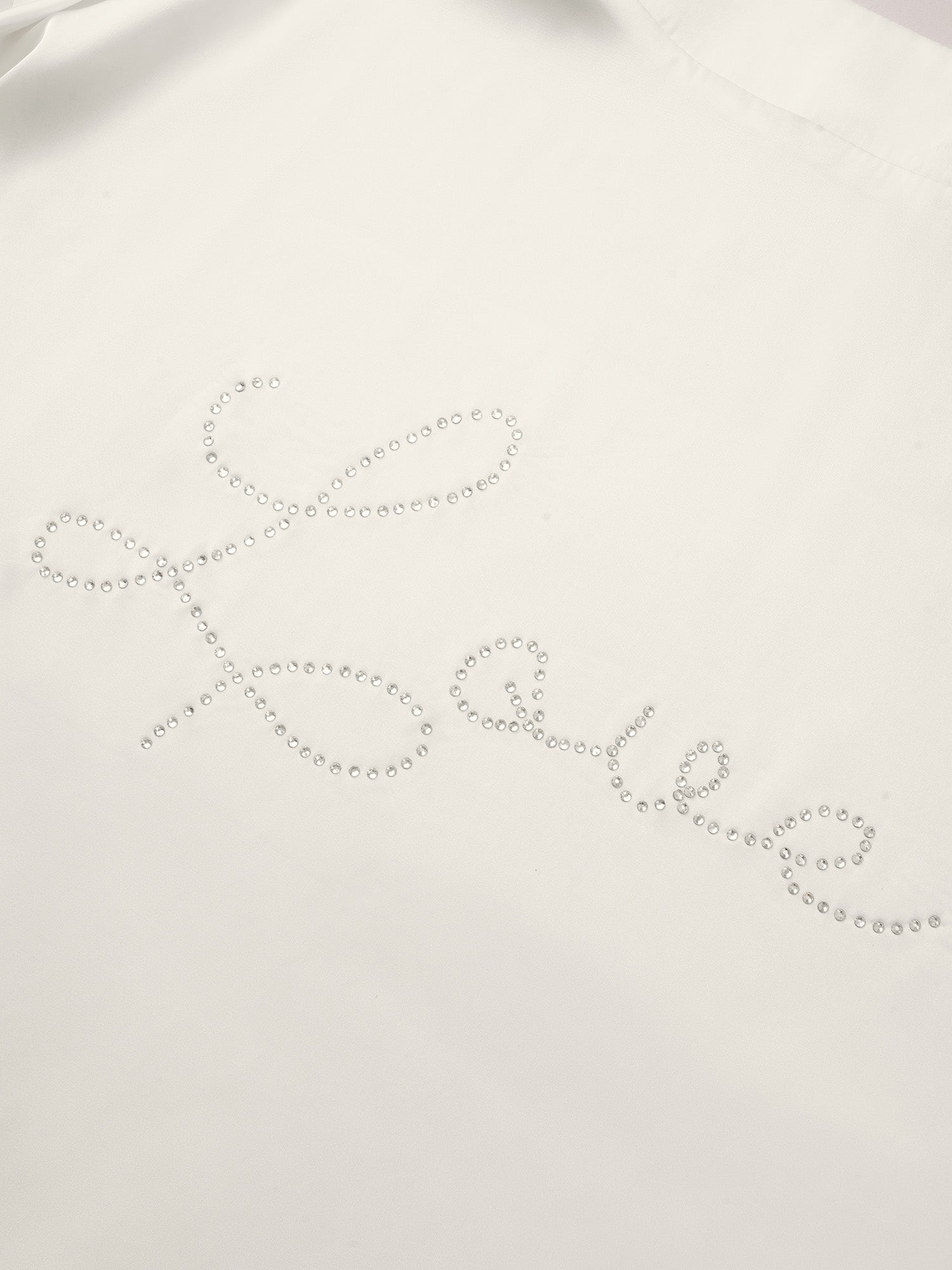 Solid Rhinestone Flutter Sleeve Belted Robe-Sweetccc