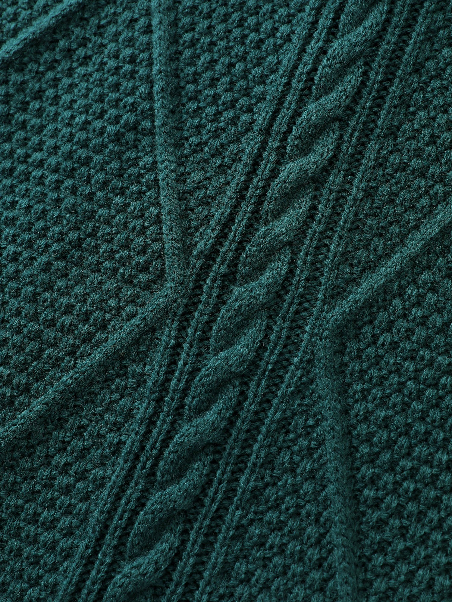 Twisted Pattern Textured Midi Sweater Dress-Sweetccc