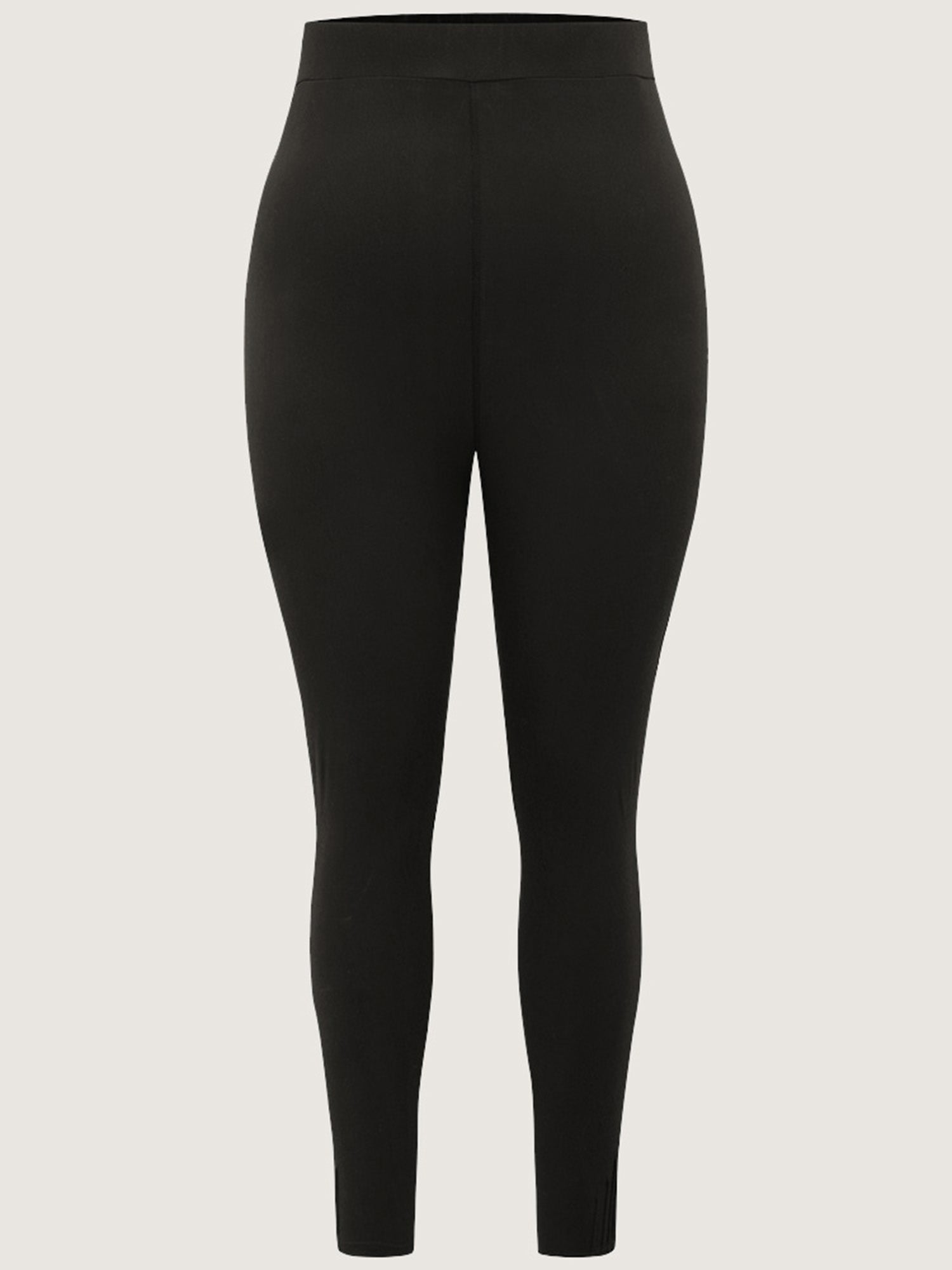 High Rise Pleated Elastic Waist Skinny Leggings-Sweetccc