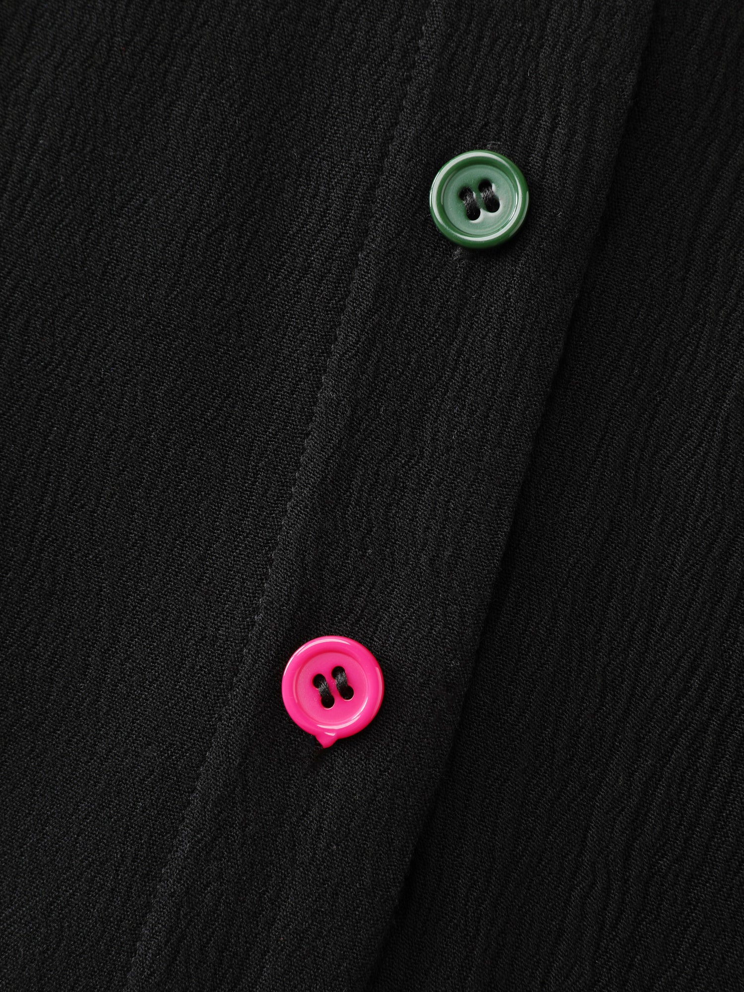 Stretchy Textured Colorful Button Blouse-Sweetccc