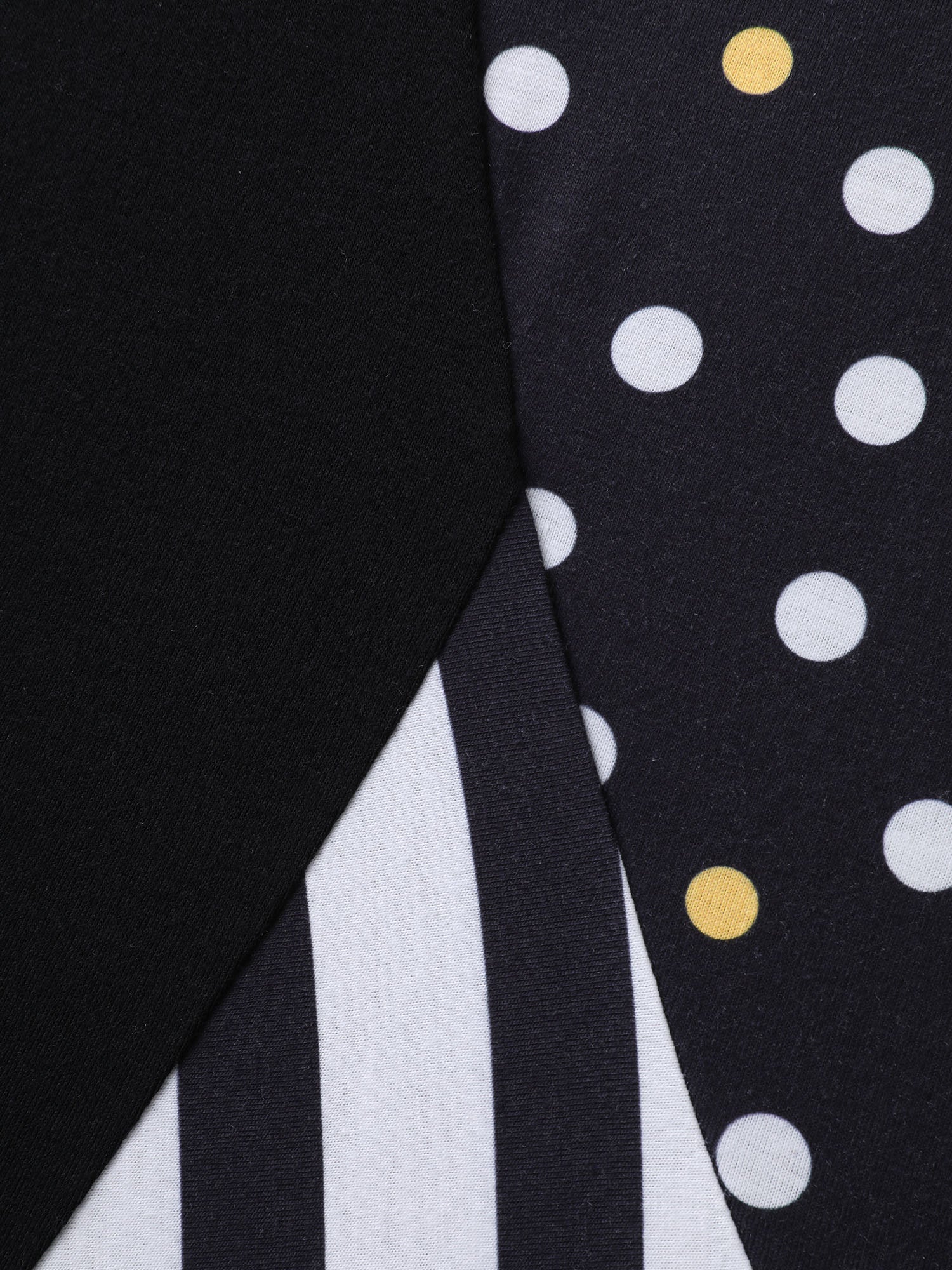 Supersoft Stretchy Polka Dots Stripe T-Shirt-Sweetccc