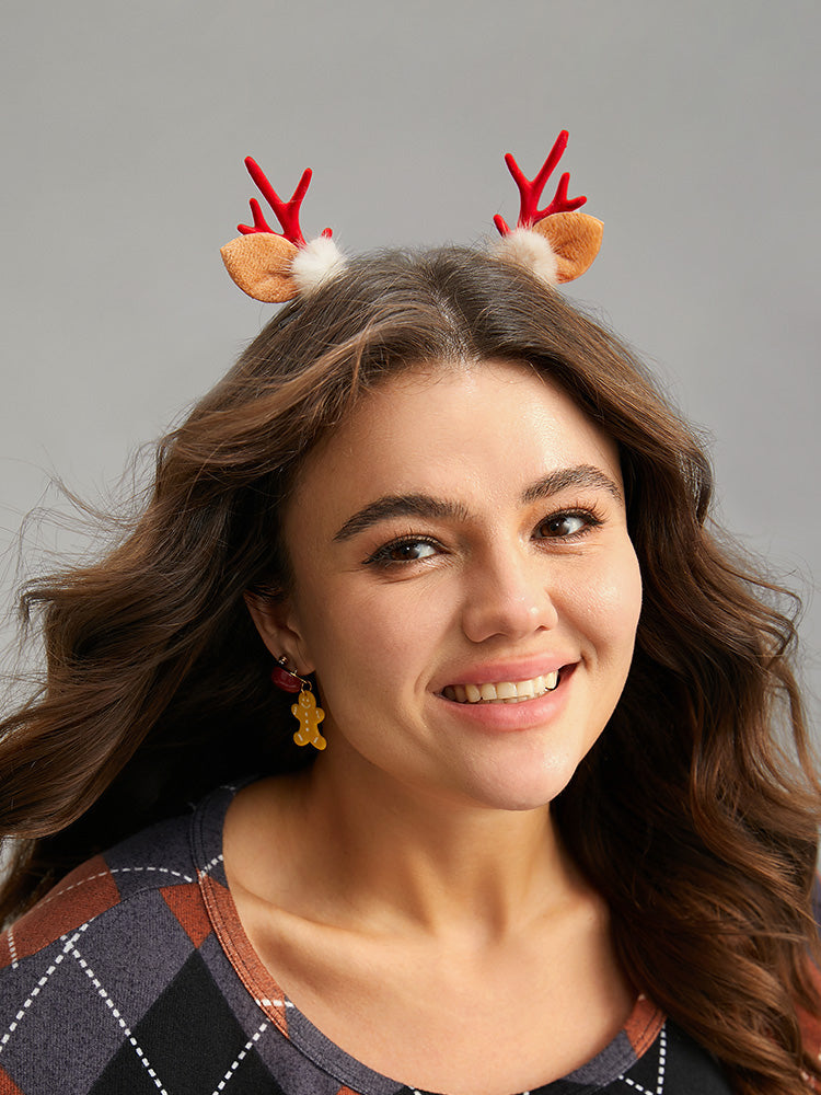 Fuzzy Elk Hair Clips-Sweetccc