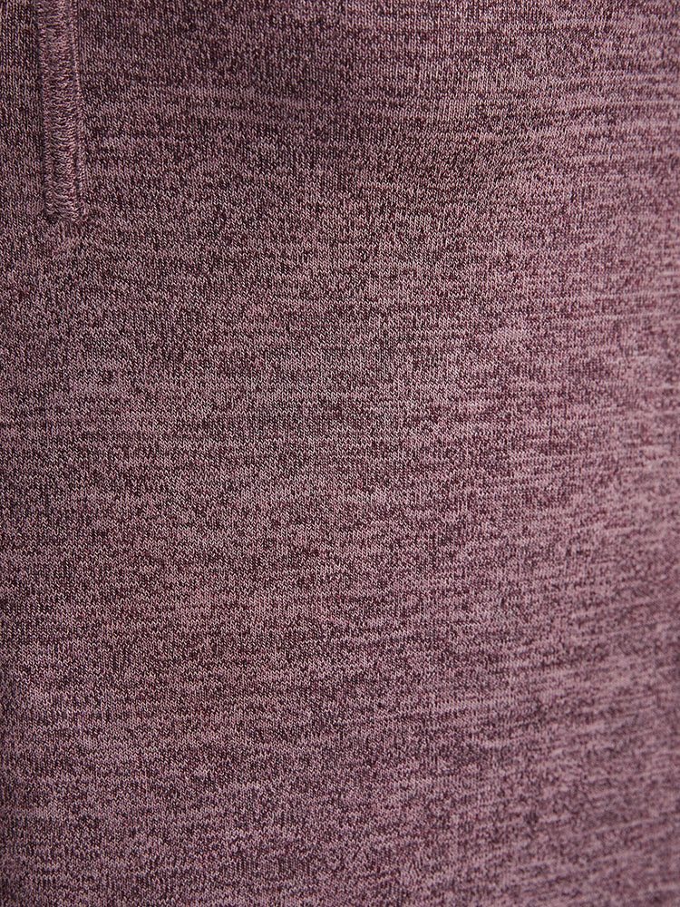 Solid Lace Trim V Neck Long Tee-Sweetccc