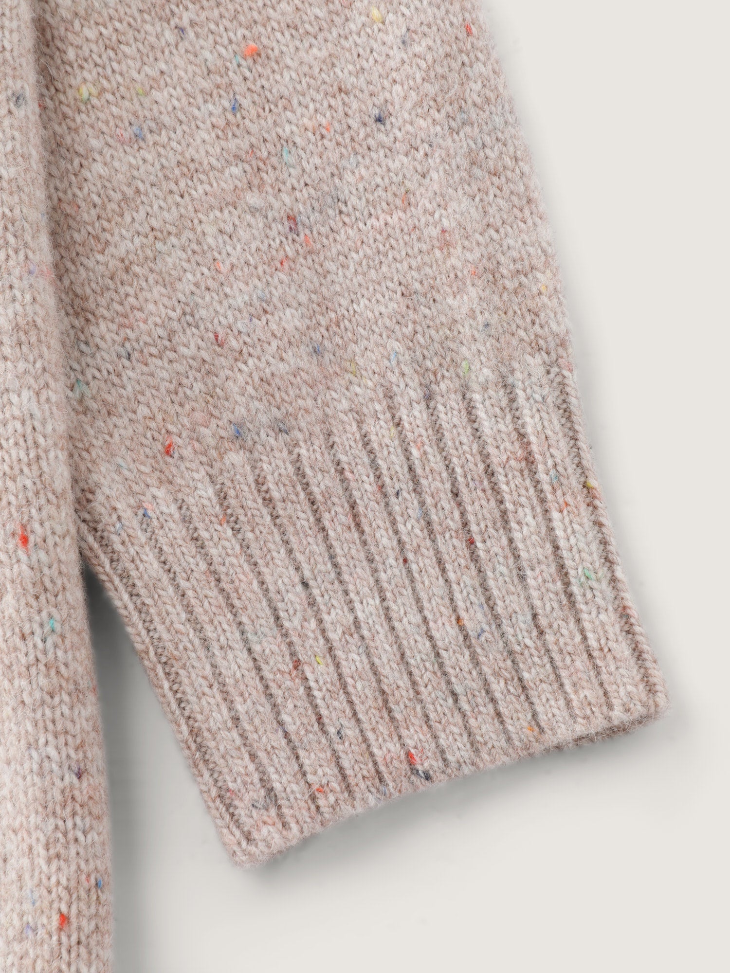 Heather Crewneck Ribbed Hem Pullover-Sweetccc