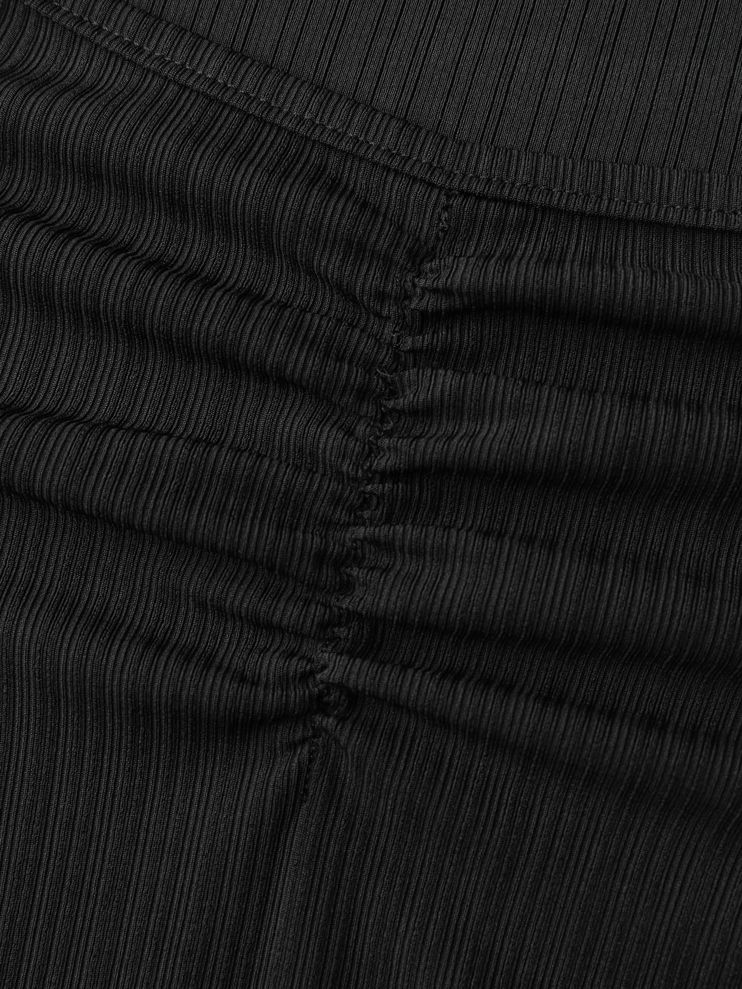 Textured Spliced Floral Sleeves Top-Sweetccc