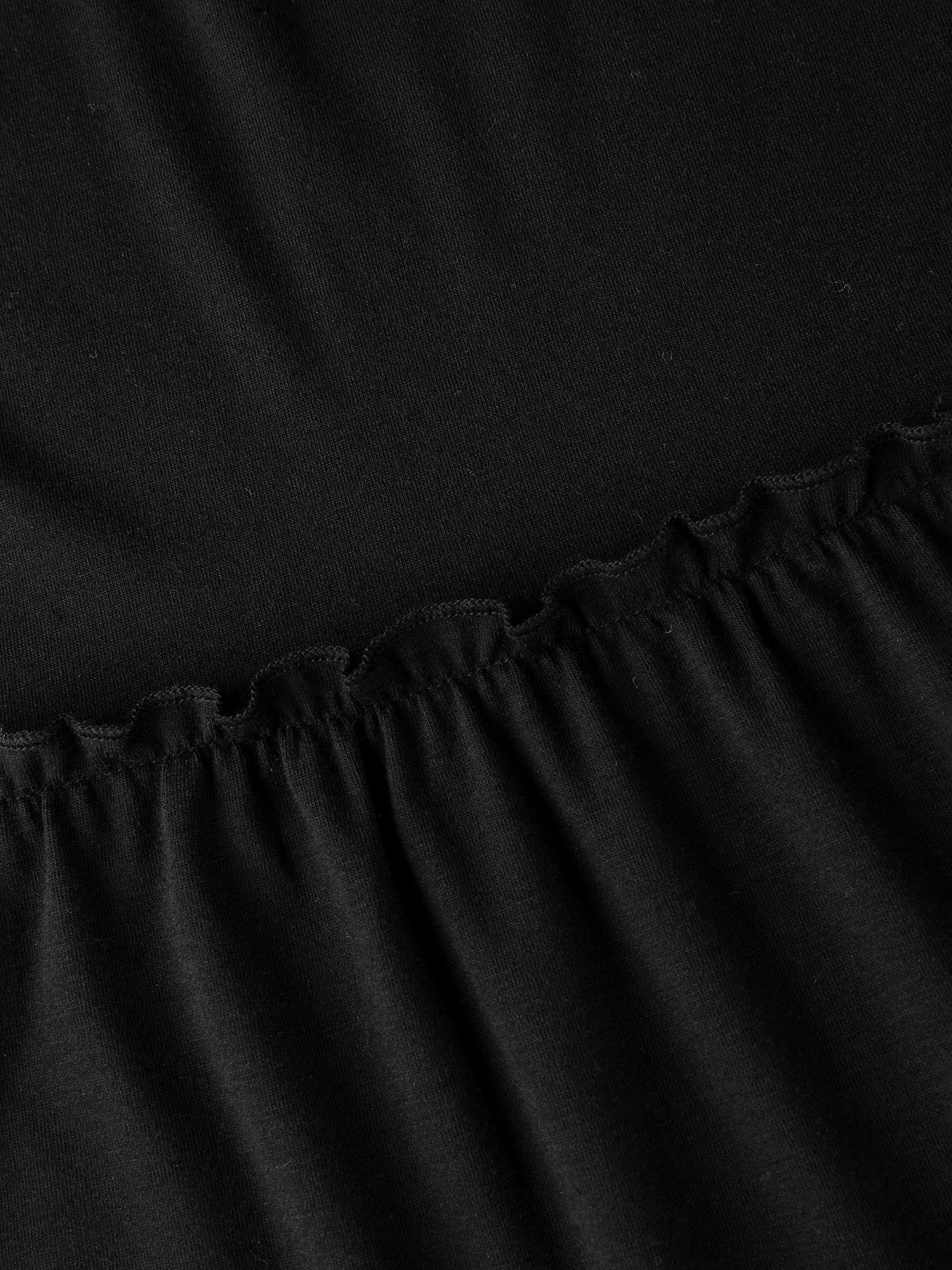 Stretchy Ruffled Hem Tiered Pants-Sweetccc