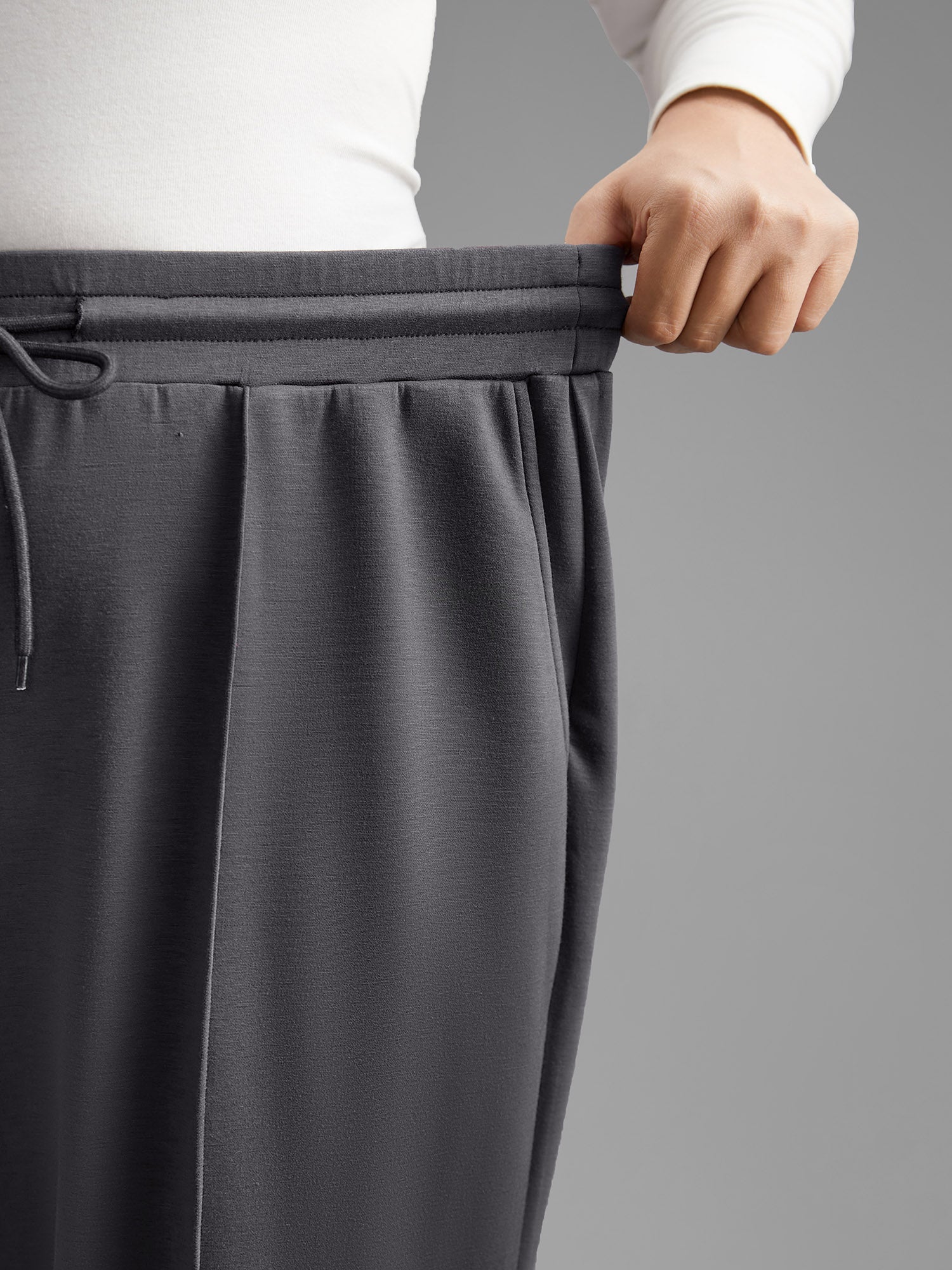 Supersoft Essentials Solid Drawstring Pants-Sweetccc