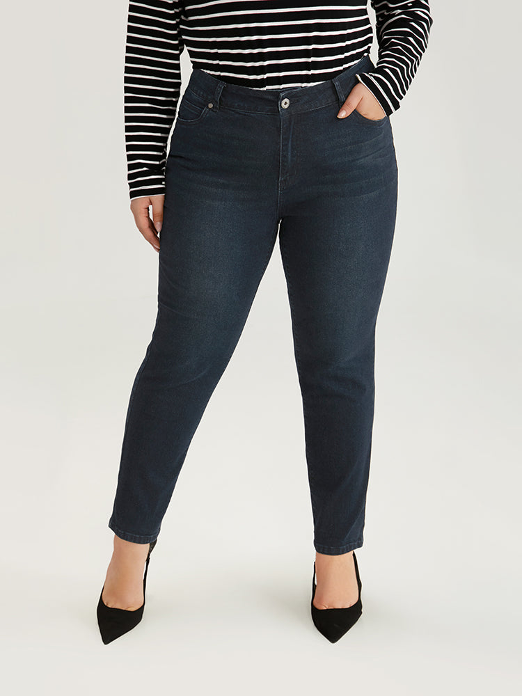 Mom Jeans High Rise Skinny Jeans-Sweetccc
