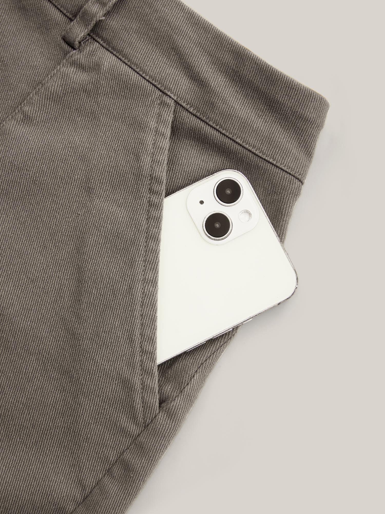 Stretchy Waist Vintage Pockets Shorts-Sweetccc