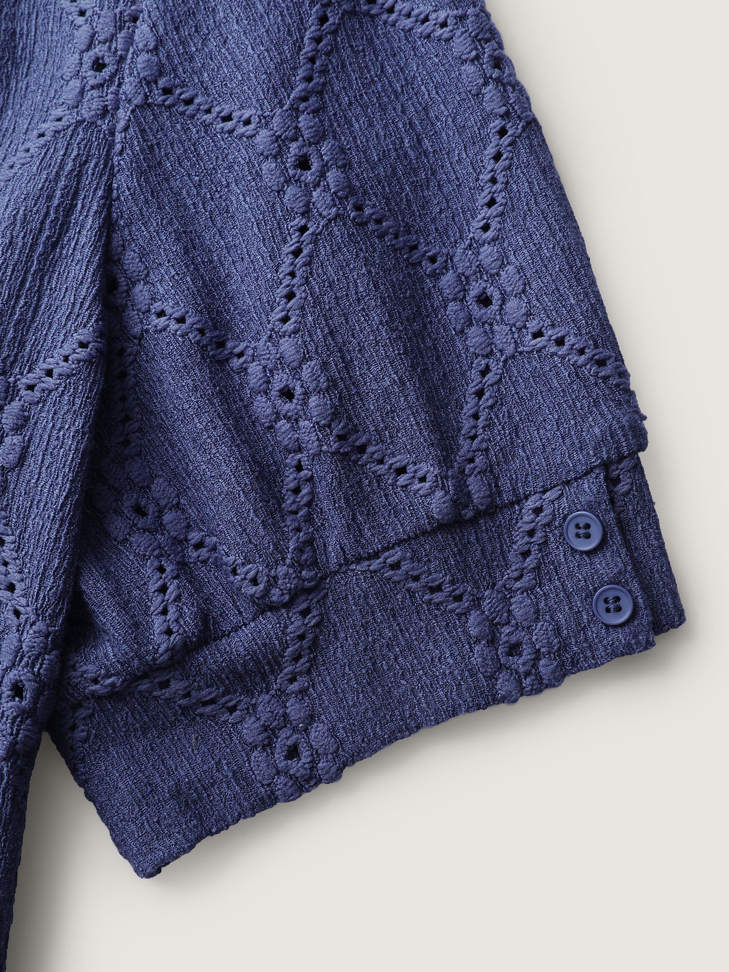 Textured Cut-Out Neckline T-Shirt-Sweetccc