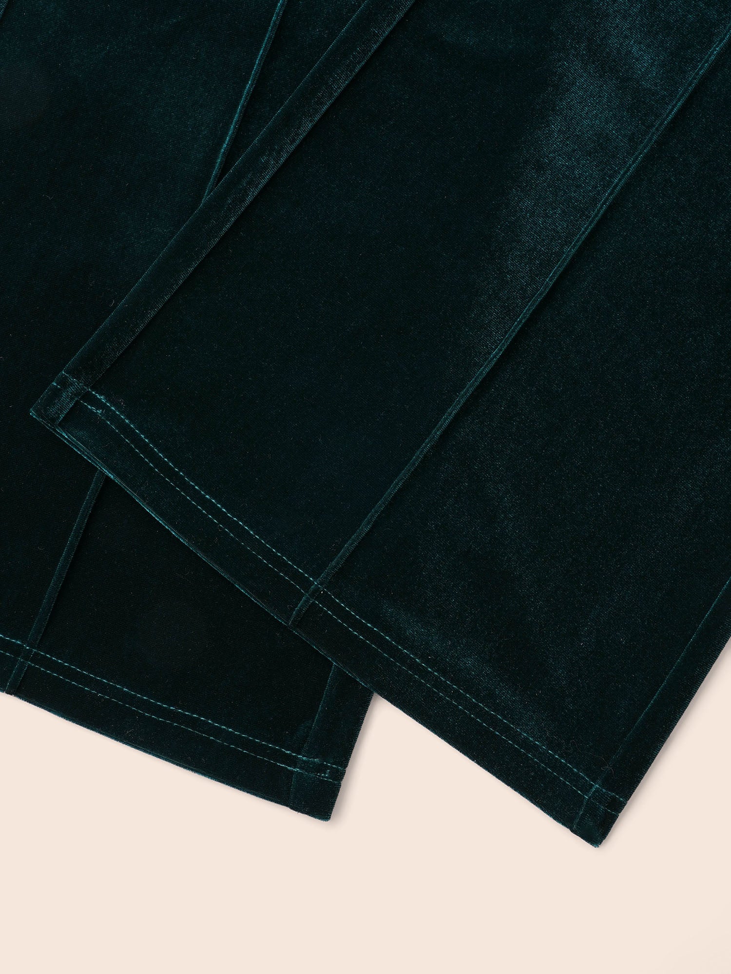 Velvet Mid Rise Flared Pants-Sweetccc