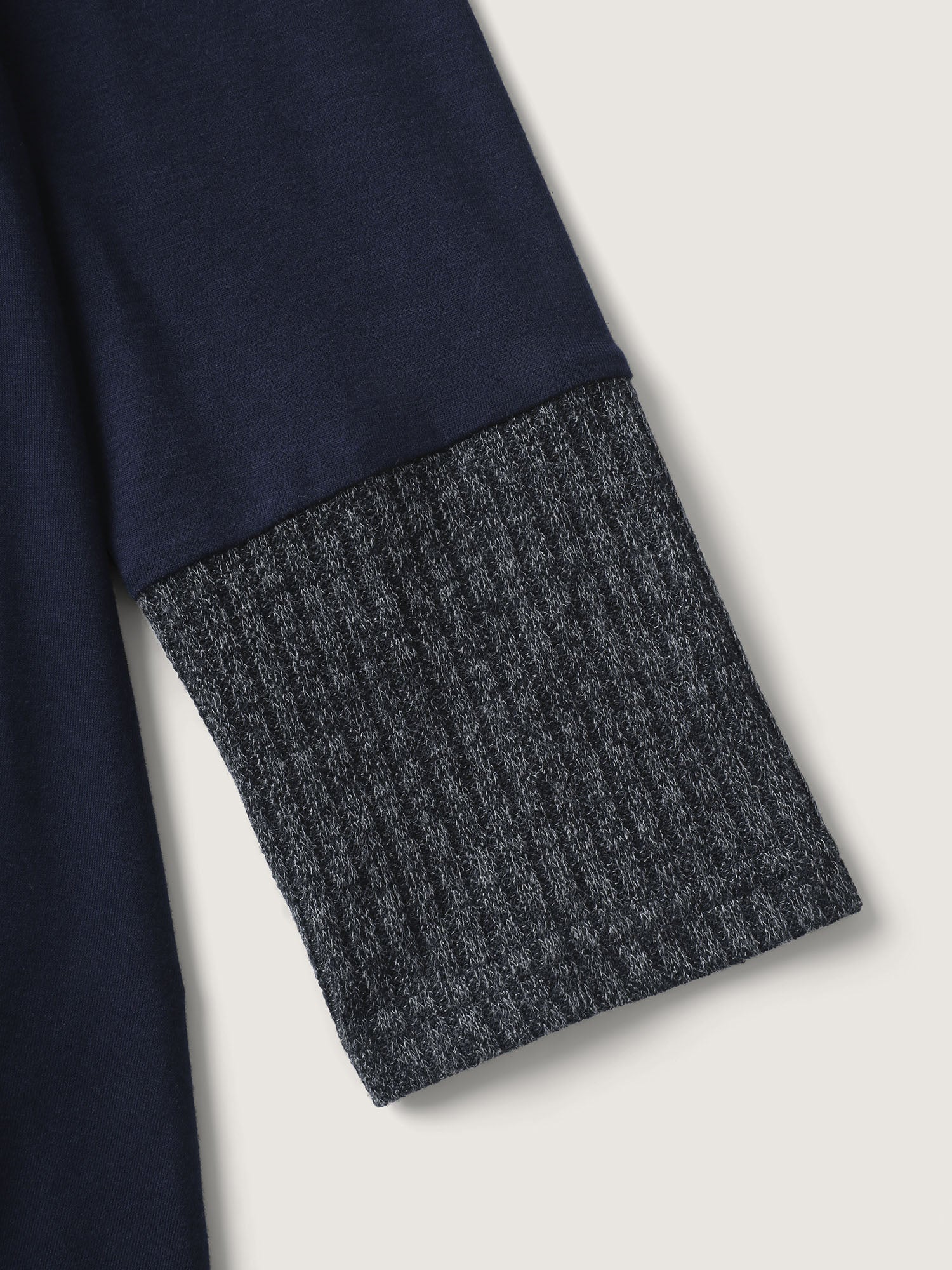 Supersoft Ribbed Button Neckline Fitted T-Shirt-Sweetccc