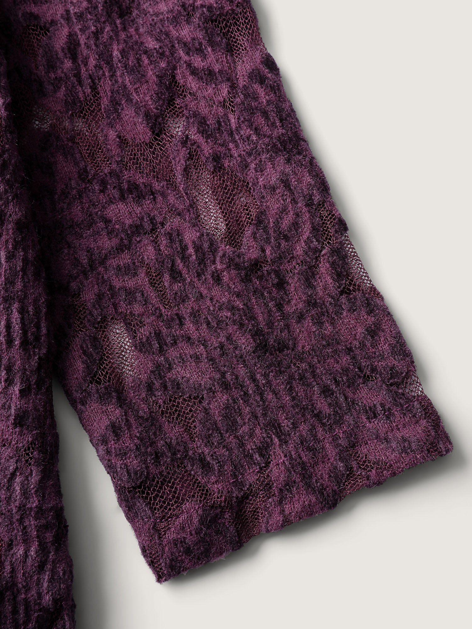 Textured Lined Fit and Flare Knit Top-Sweetccc