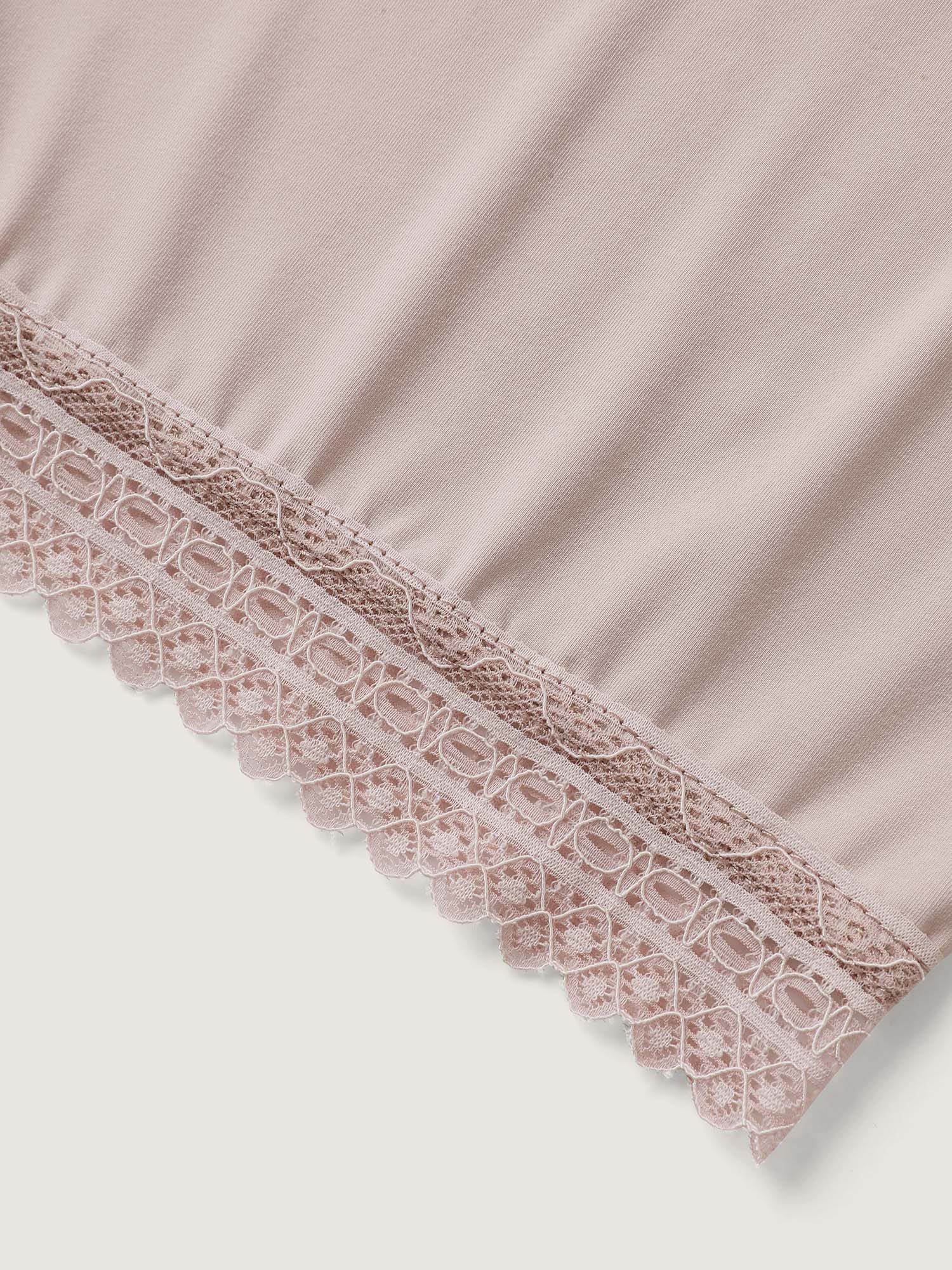 Supersoft Stretchy Lace Hem Shorts-Sweetccc